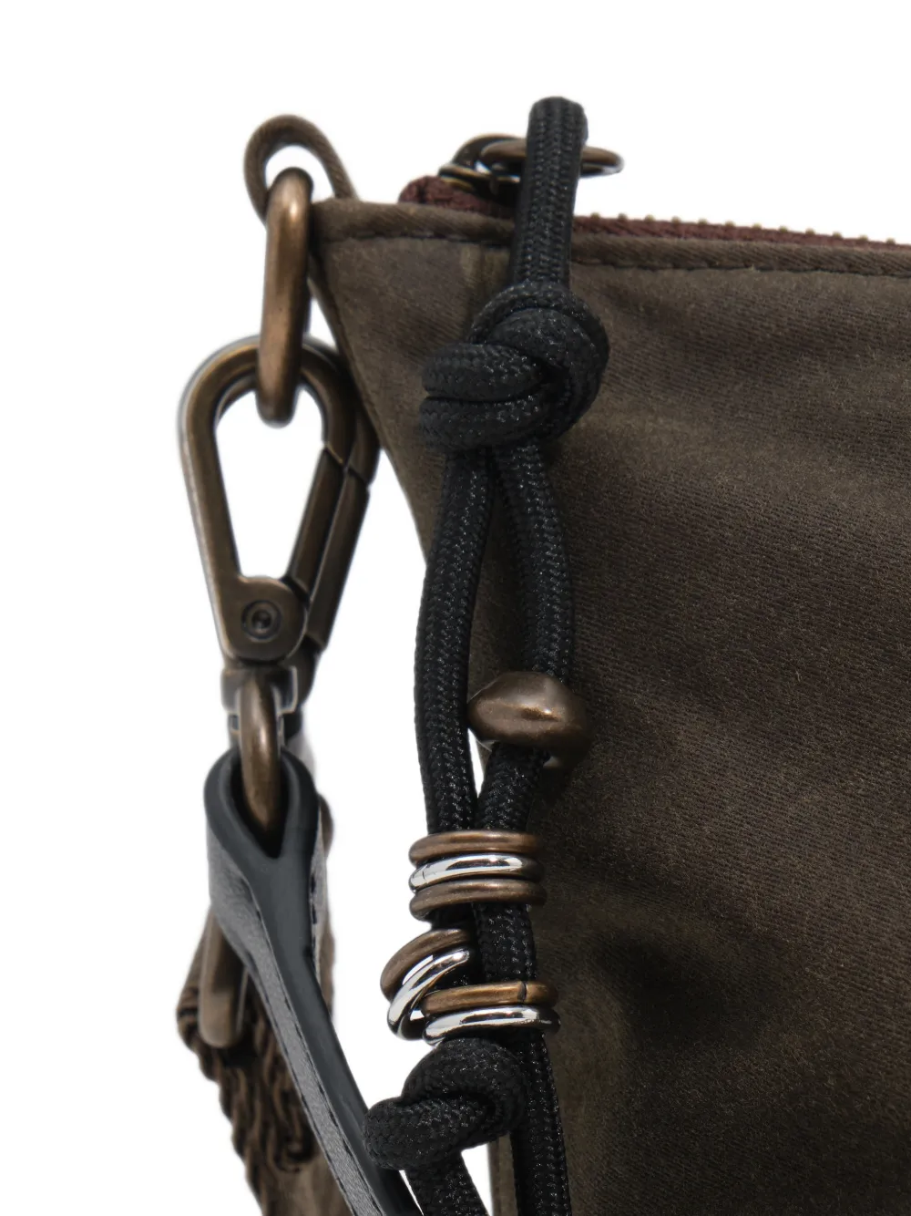 BIMBA Y LOLA Grote Madrid tas van Superwax-katoen Bruin