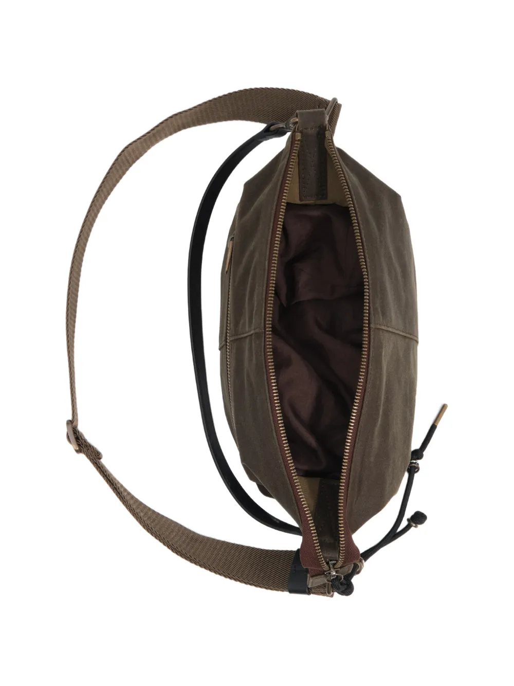 BIMBA Y LOLA Grote Madrid tas van Superwax-katoen Bruin