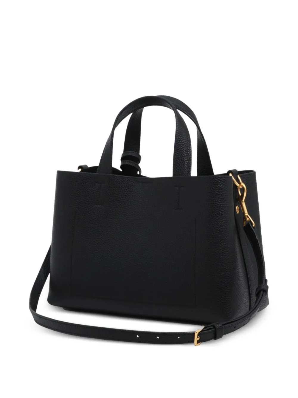 BIMBA Y LOLA Medium Chihuahua leren shopper Zwart