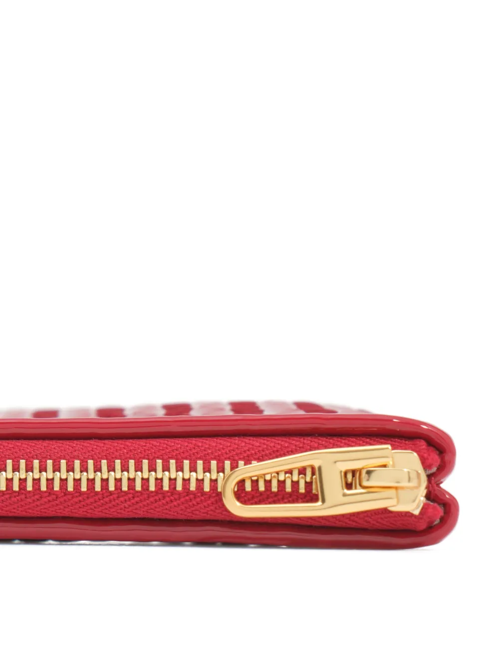 BIMBA Y LOLA Medium gevlochten make-upclutch met rits Rood