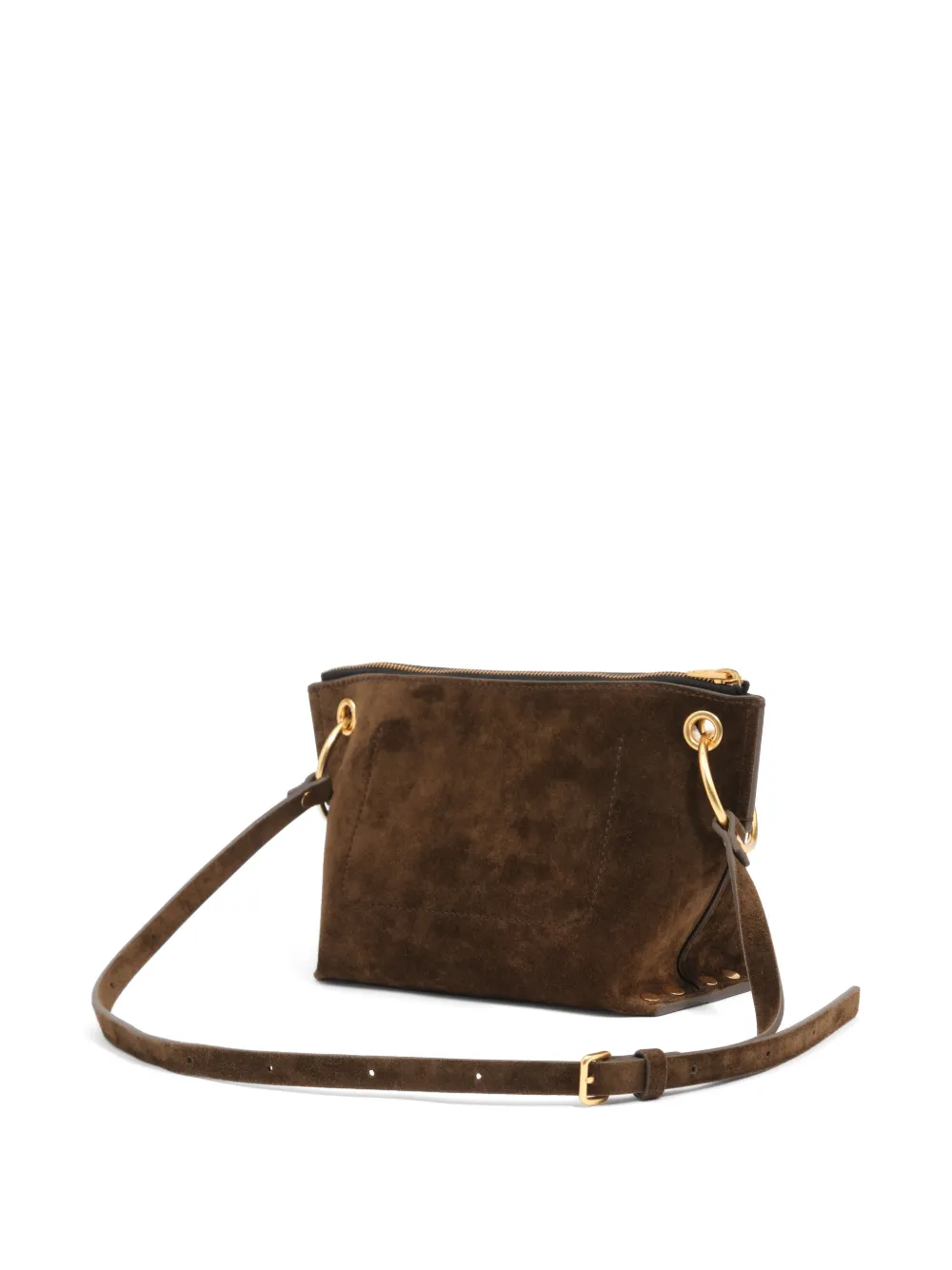 BIMBA Y LOLA Medium leren crossbodytas Bruin