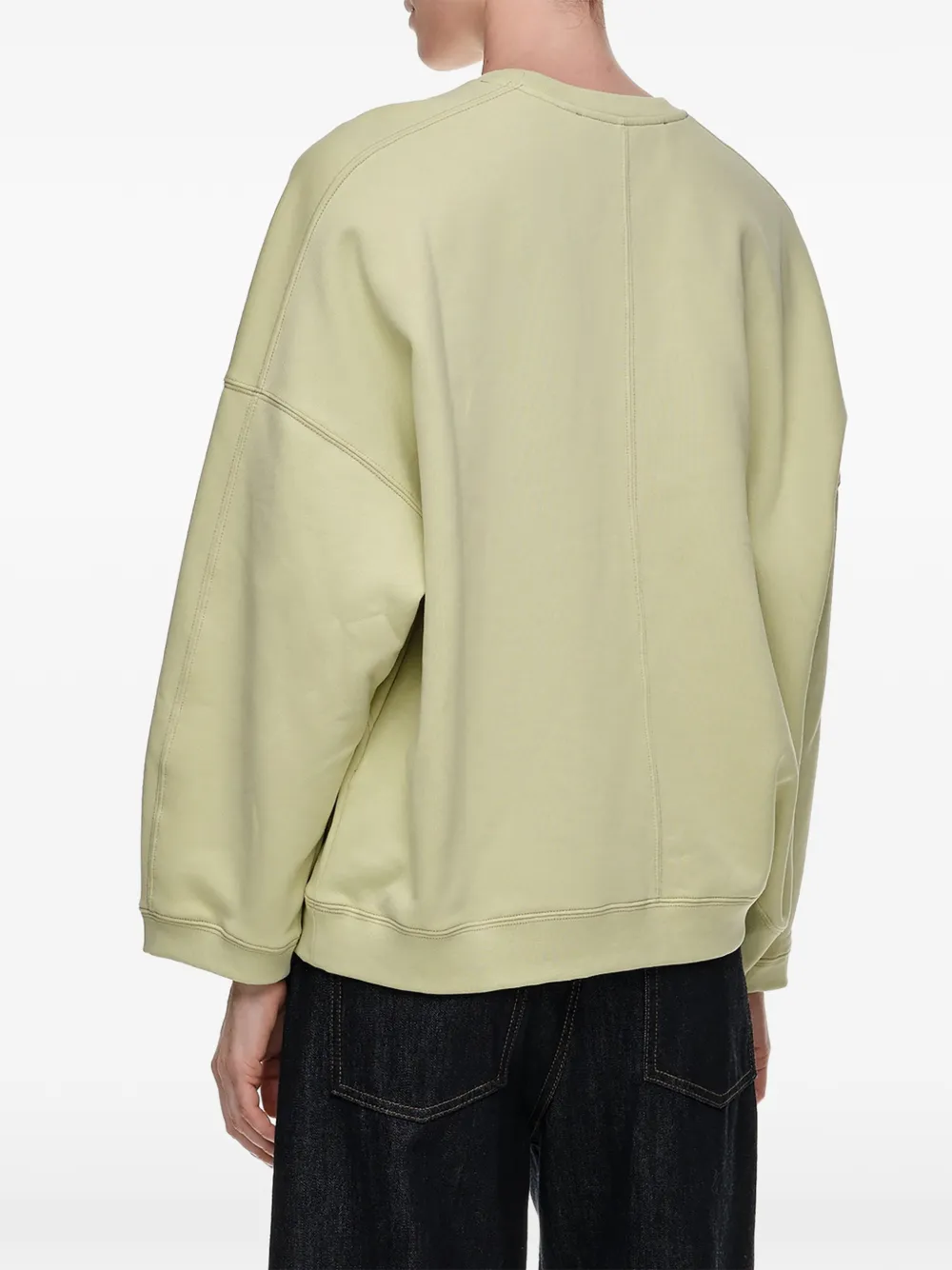 BIMBA Y LOLA Straight sweater met stiksels Geel