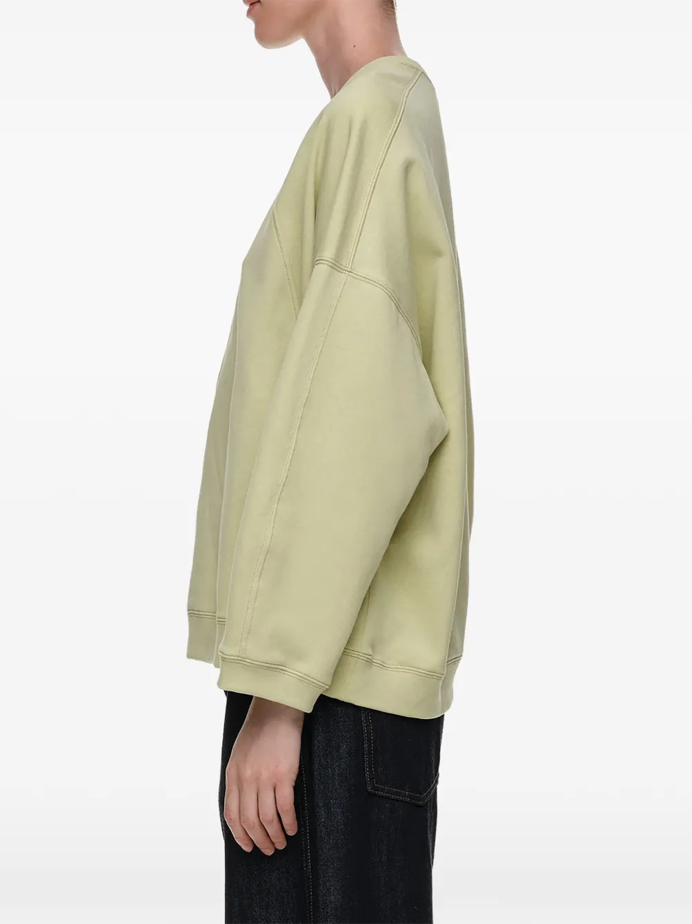 BIMBA Y LOLA Straight sweater met stiksels Geel