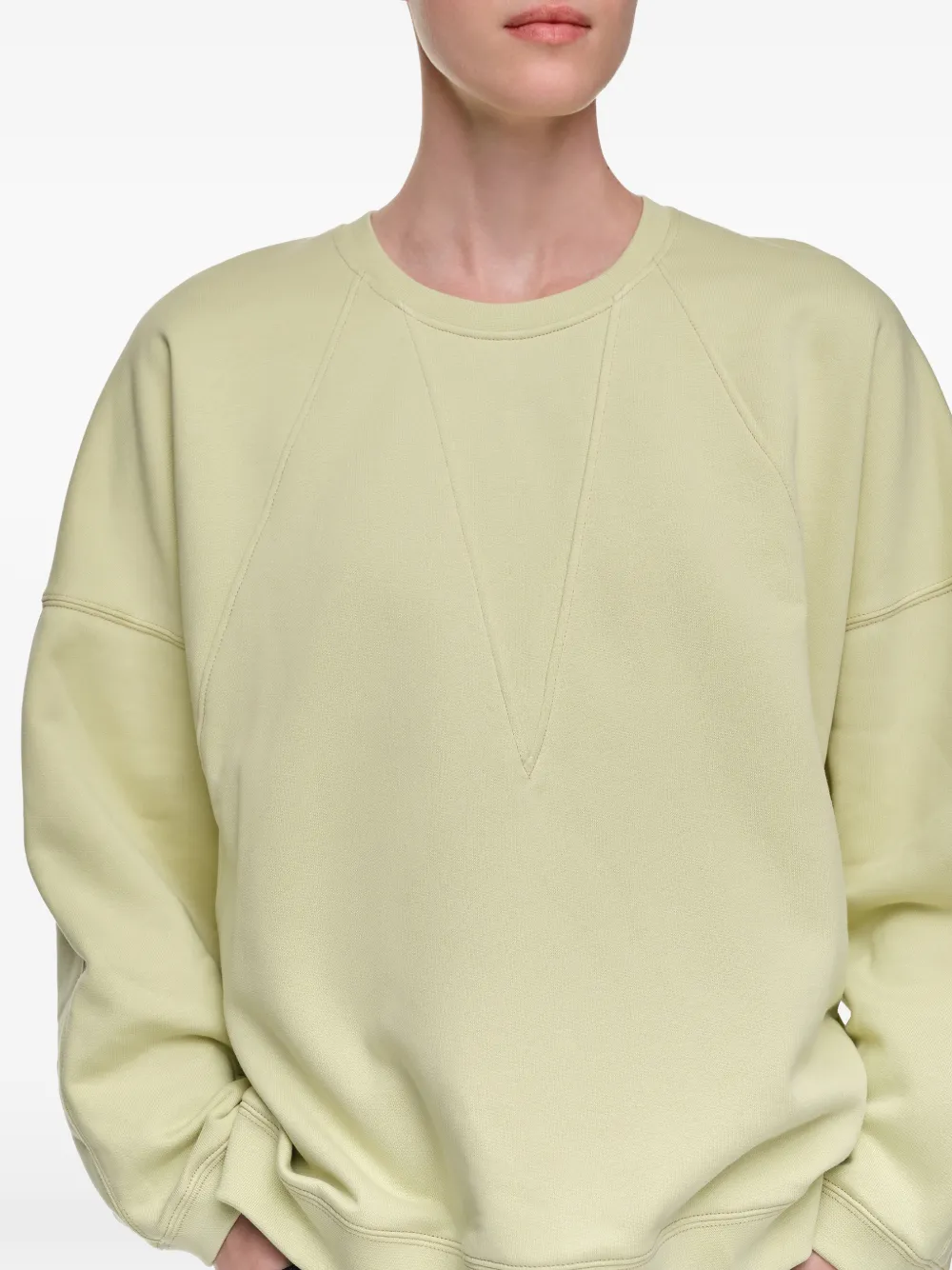 BIMBA Y LOLA Straight sweater met stiksels Geel