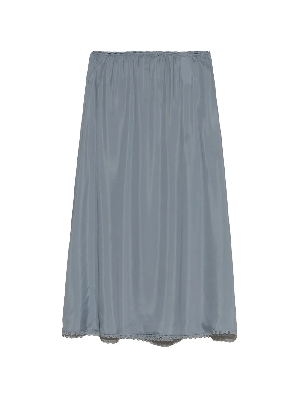 BIMBA Y LOLA light-blue washed silk skirt