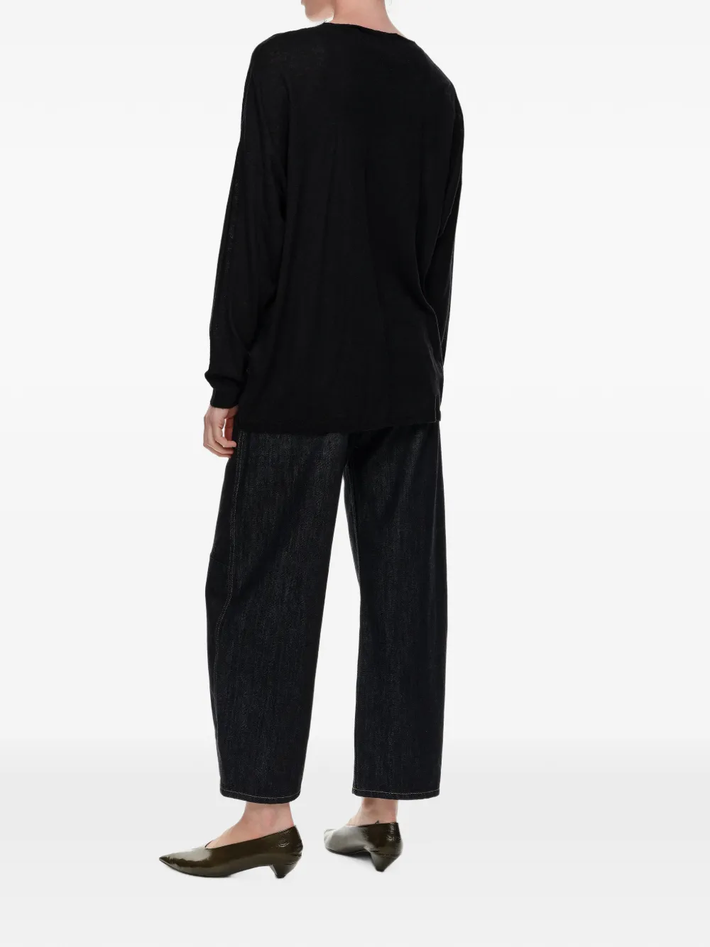 BIMBA Y LOLA Lang vest met kant Zwart
