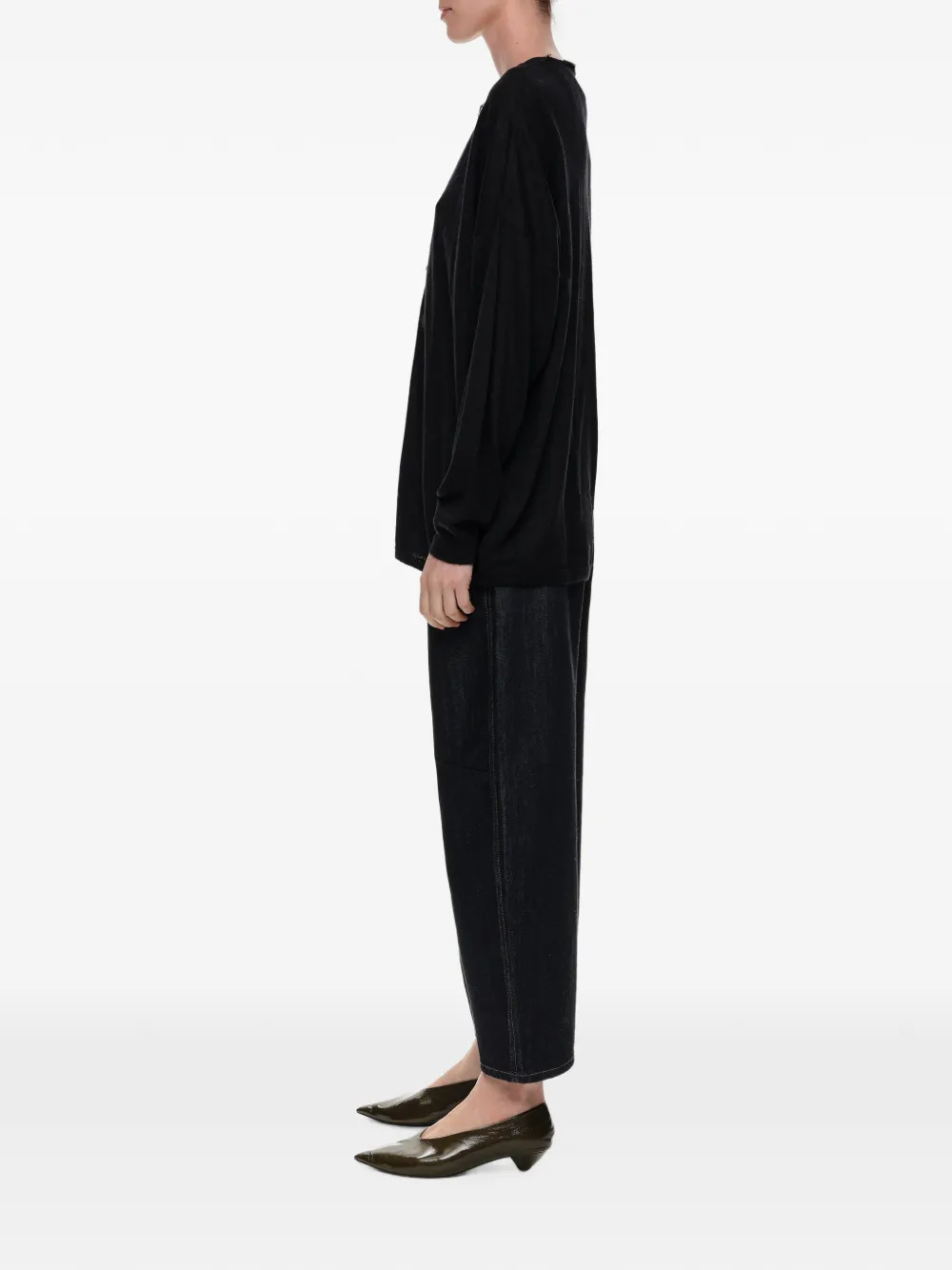 BIMBA Y LOLA Lang vest met kant Zwart