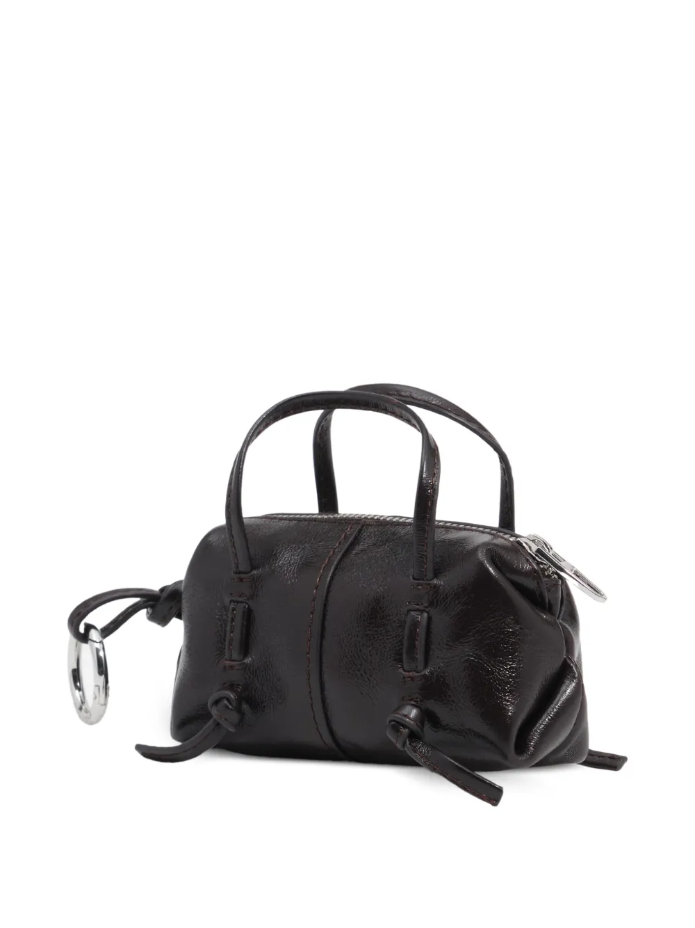 BIMBA Y LOLA Micro Lolita leren tas Bruin