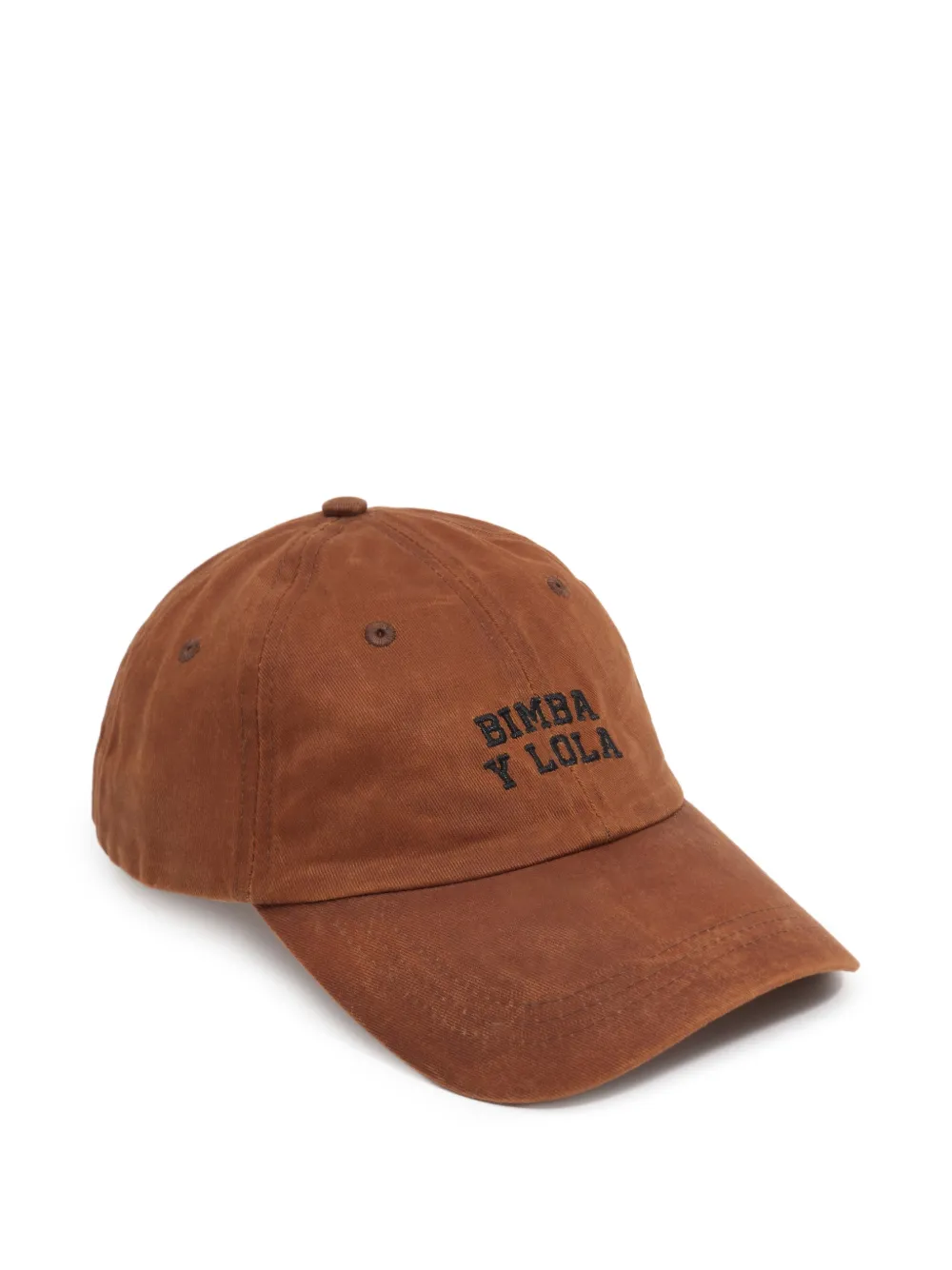 BIMBA Y LOLA tobacco coated fabric cap