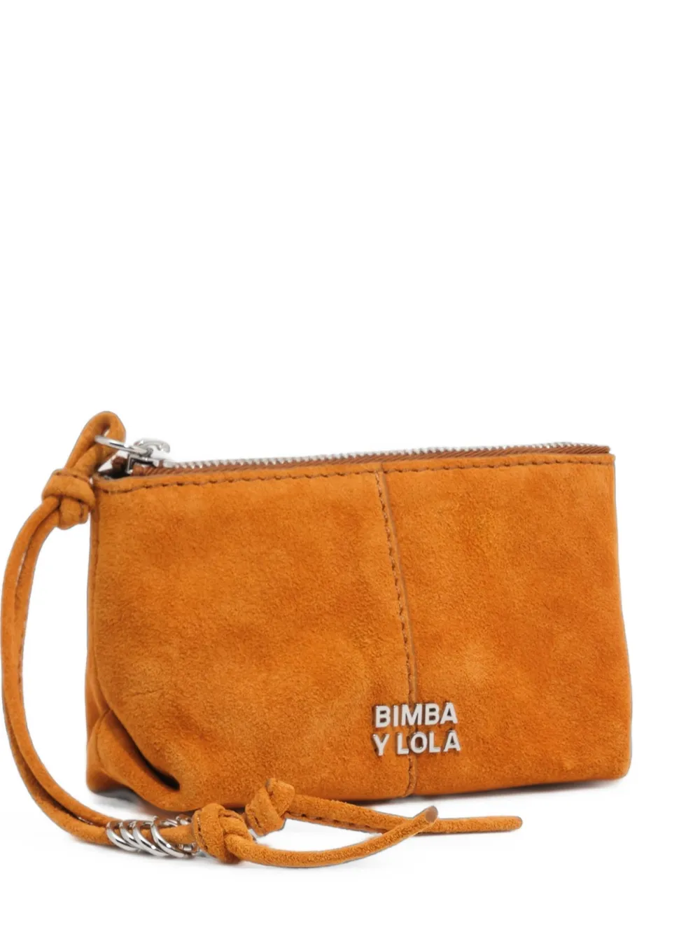BIMBA Y LOLA Amber Portemonnaie aus Wildleder - Orange