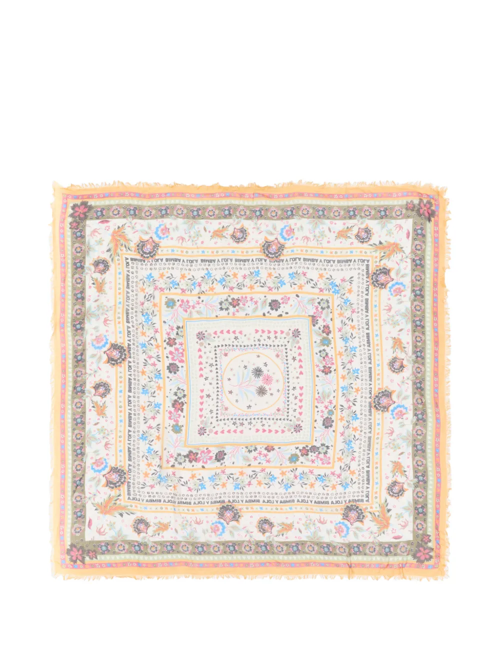 BIMBA Y LOLA Schal mit Blumenmuster - Nude