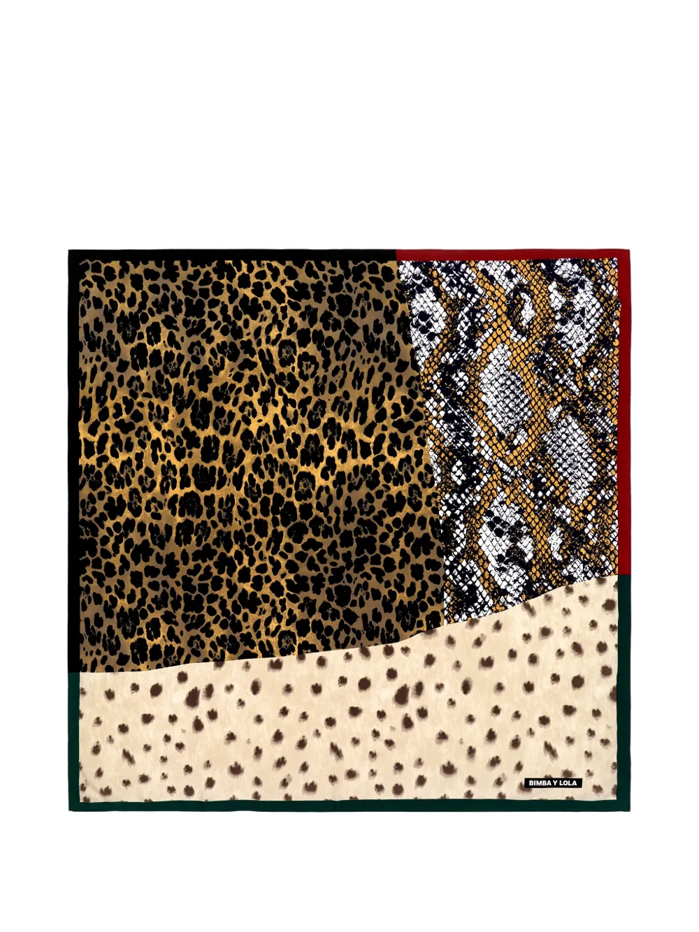 BIMBA Y LOLA Sciarpa a pois - Marrone
