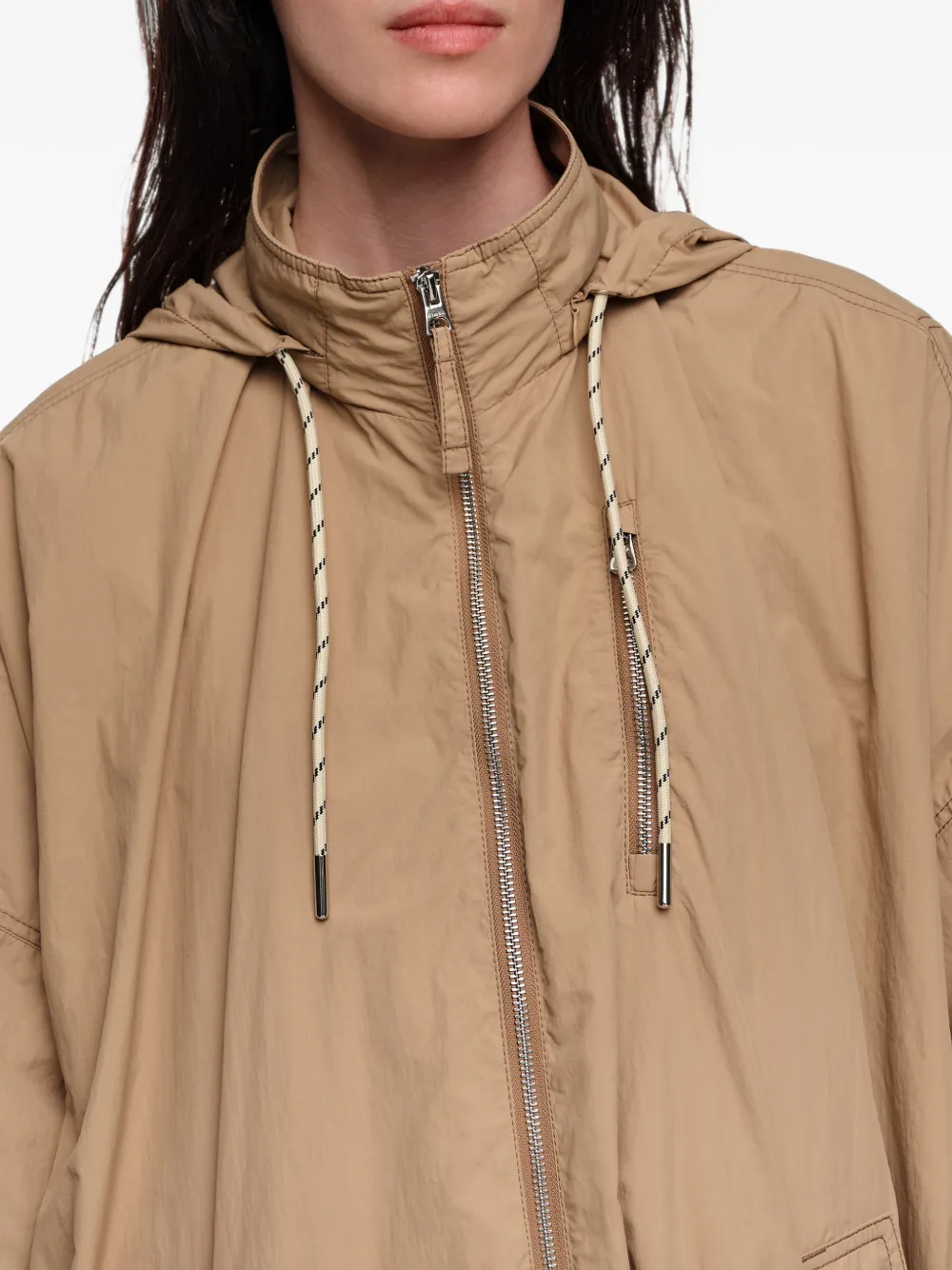 BIMBA Y LOLA Fluïde trenchcoat met A-lijn Beige