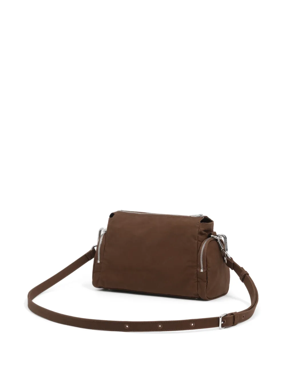 BIMBA Y LOLA Kleine katoenen crossbodytas met zak Bruin