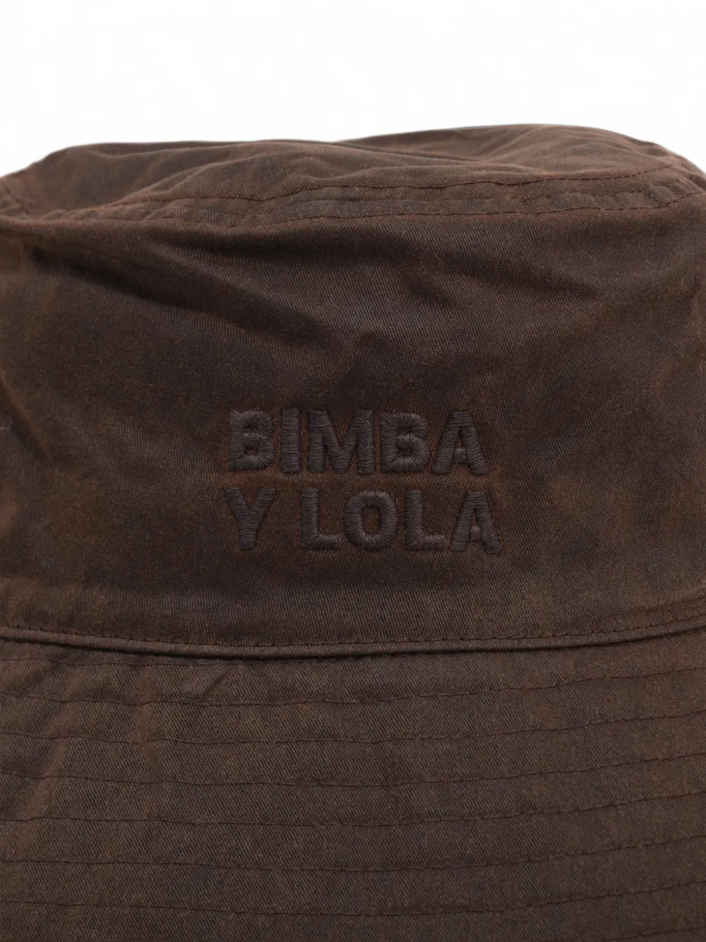 BIMBA Y LOLA Hoed van gecoate stof Bruin