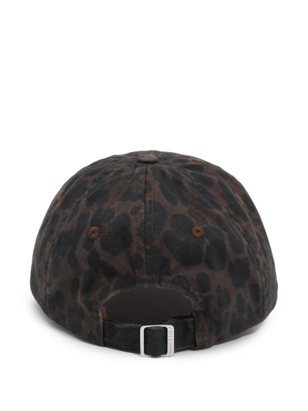 BIMBA Y LOLA Katoenen pet met luipaardprint Bruin