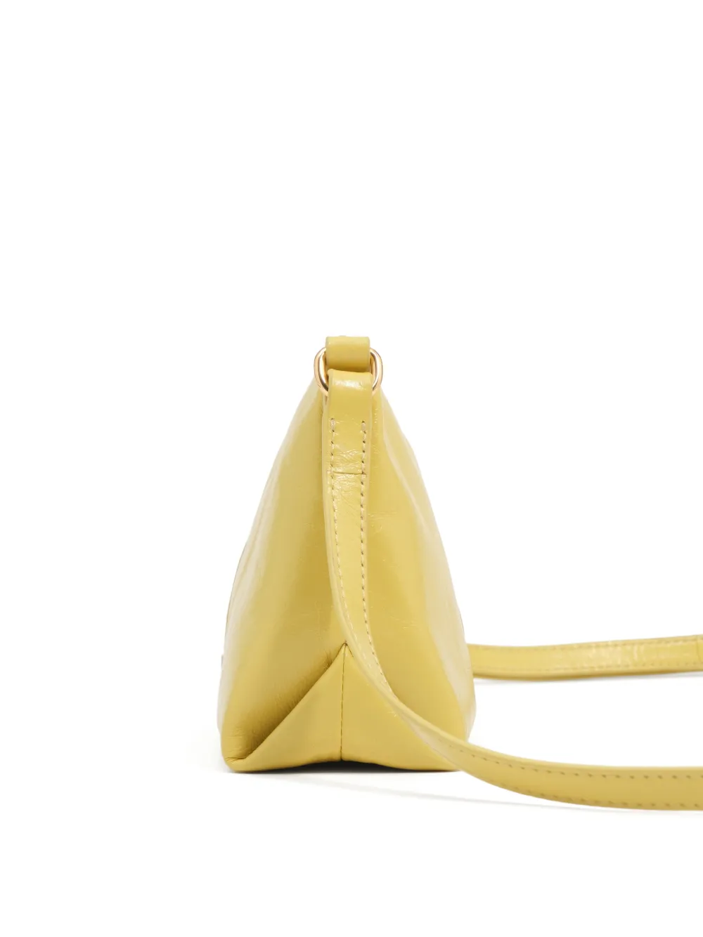 BIMBA Y LOLA Leren mini-crossbodytas Geel