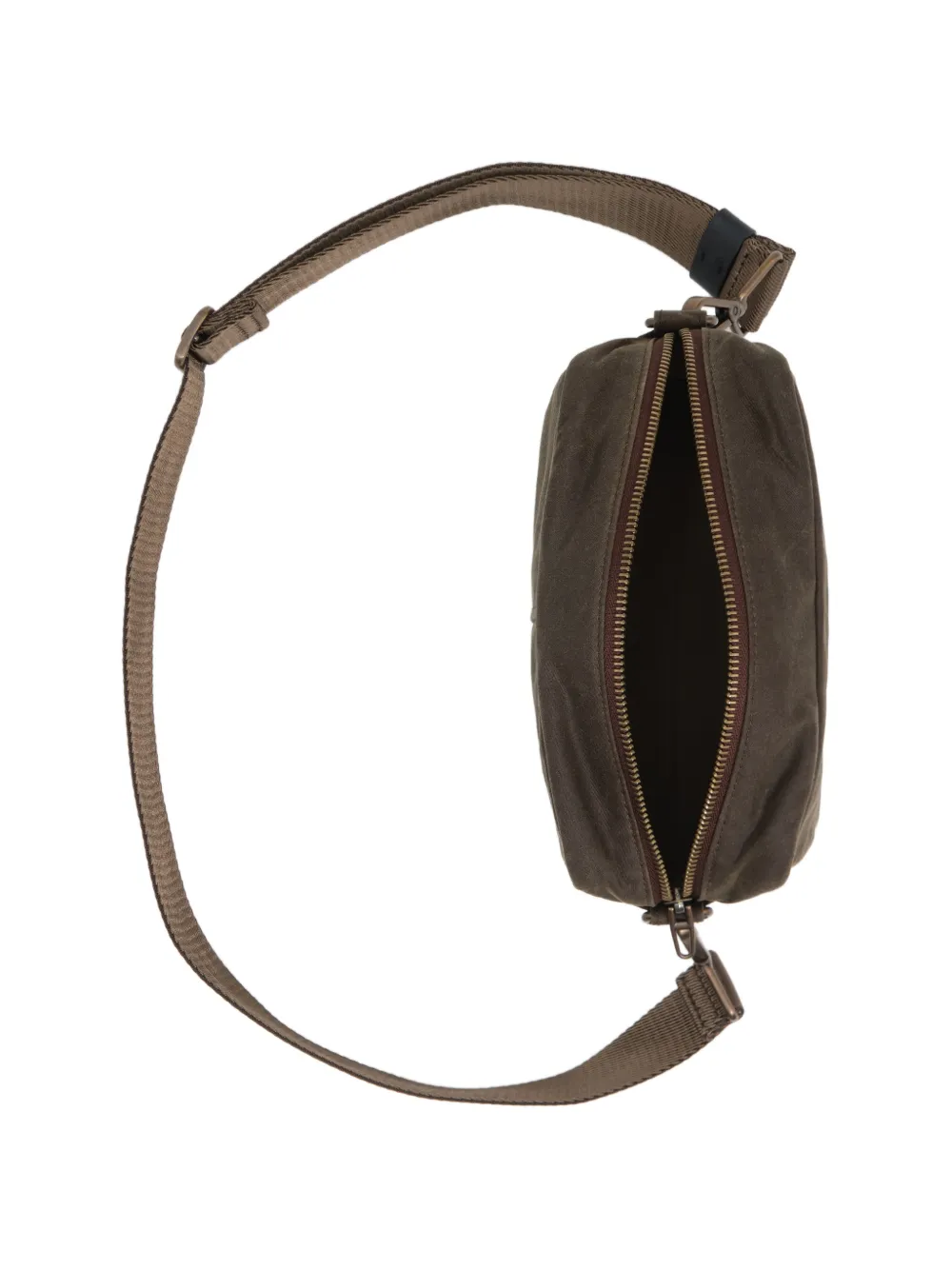 BIMBA Y LOLA Medium Superwax crossbodytas Bruin