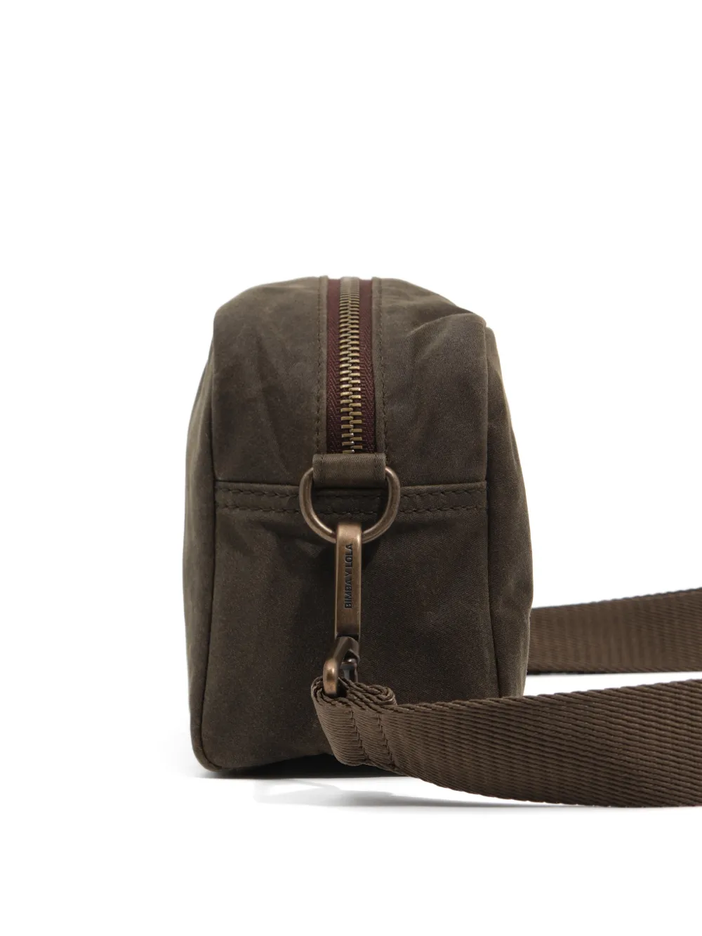 BIMBA Y LOLA Medium Superwax crossbodytas Bruin