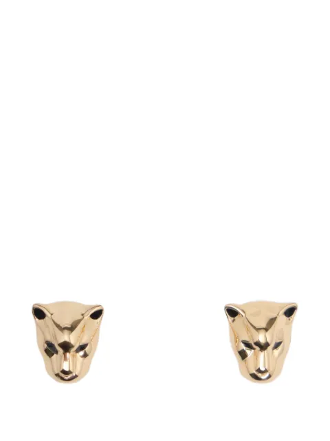 BIMBA Y LOLA gold panther-head earrings