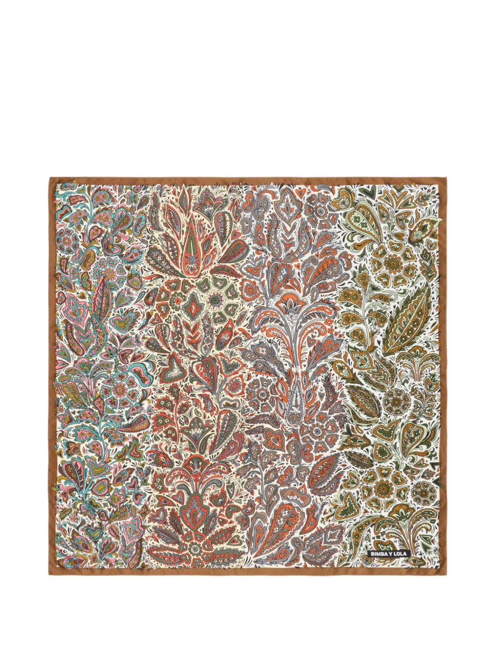BIMBA Y LOLA Schal mit Paisleymuster - Nude