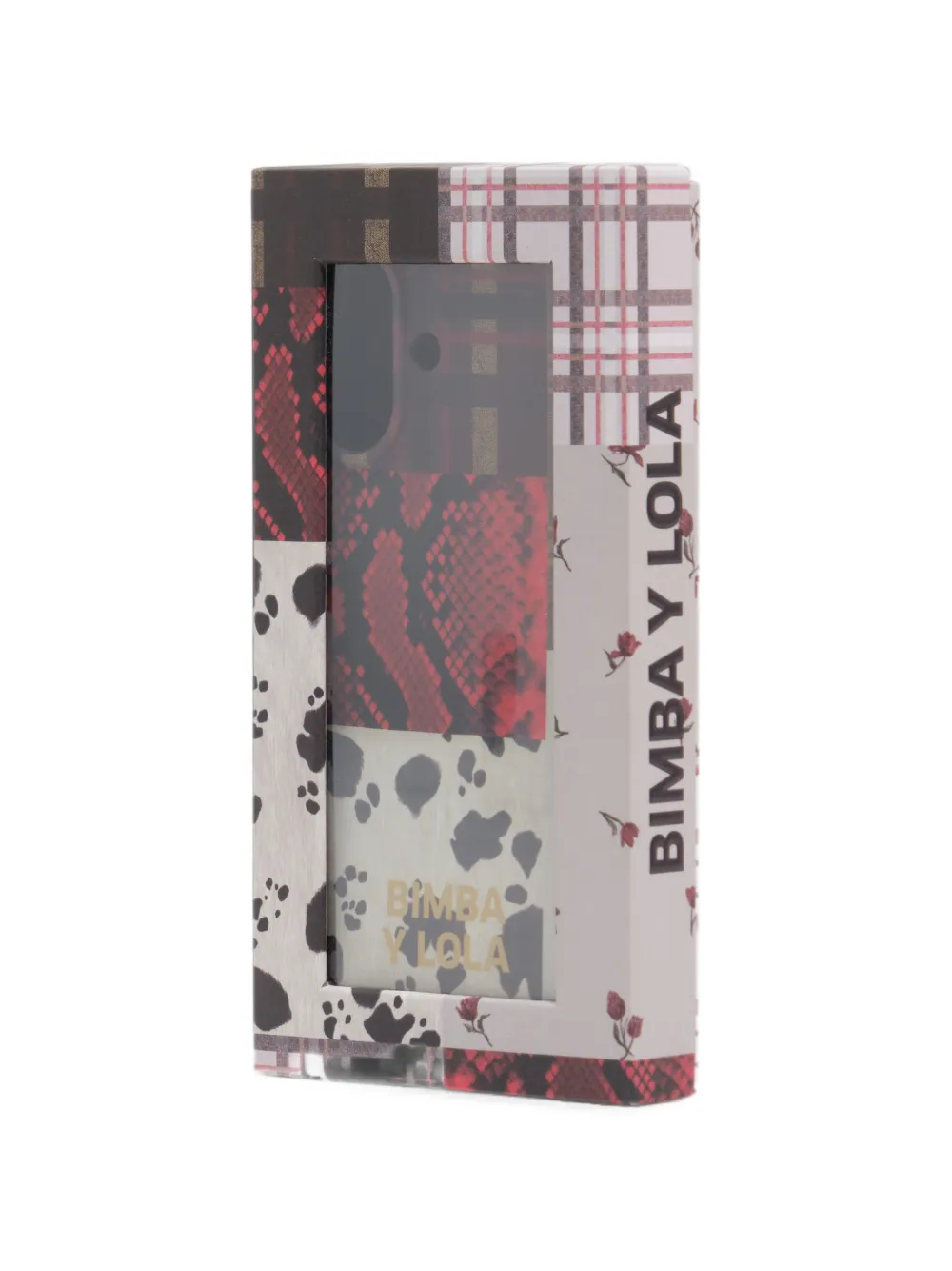 BIMBA Y LOLA IPhone 16 telefoonhoesje met patchwork Beige