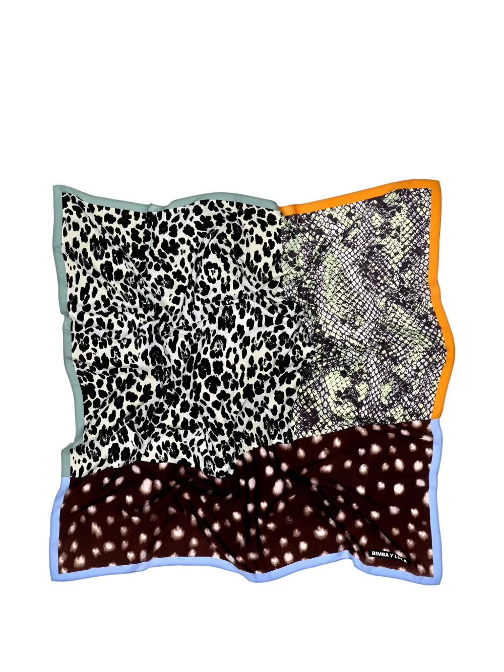 BIMBA Y LOLA Sjaal met patchwork Beige