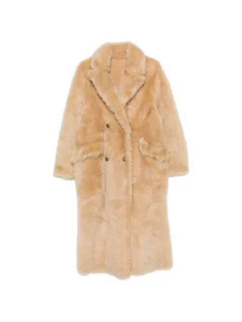 FURLING BY GIANI Flora double-breasted reversible coat