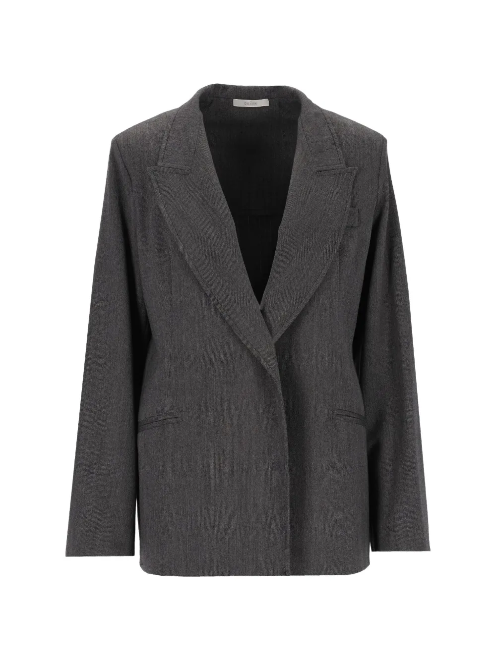 Dušan Herringbone Blazer In Gray