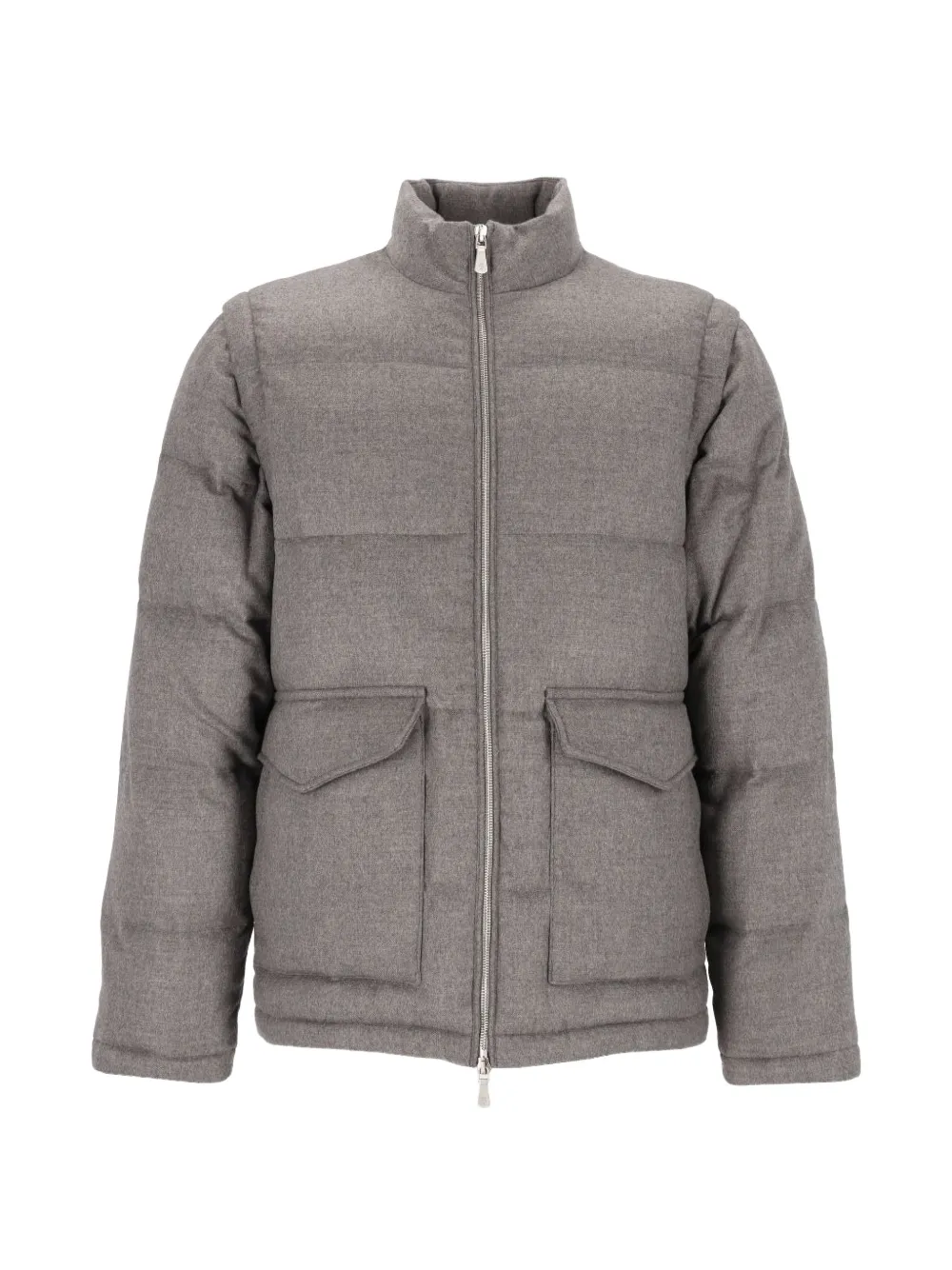 Eleventy padded cashmere jacket