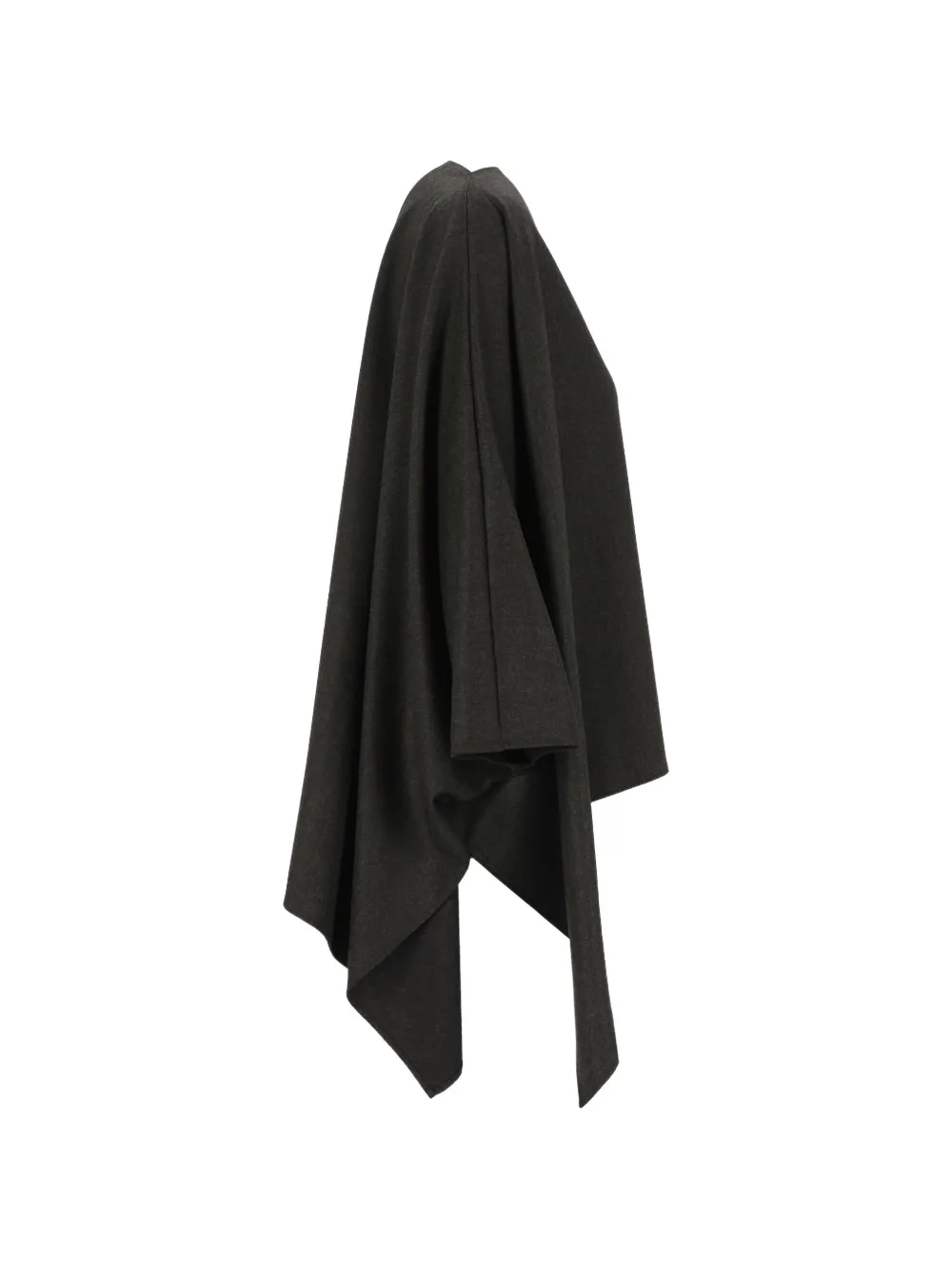 Dušan Asymmetric Wool T-shirt In Black