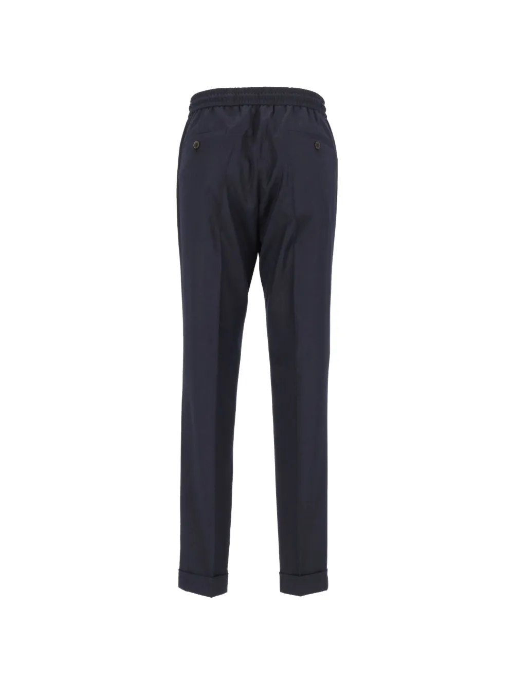 Paul Smith Broek met trekkoordtaille en omgeslagen pijpen Blauw