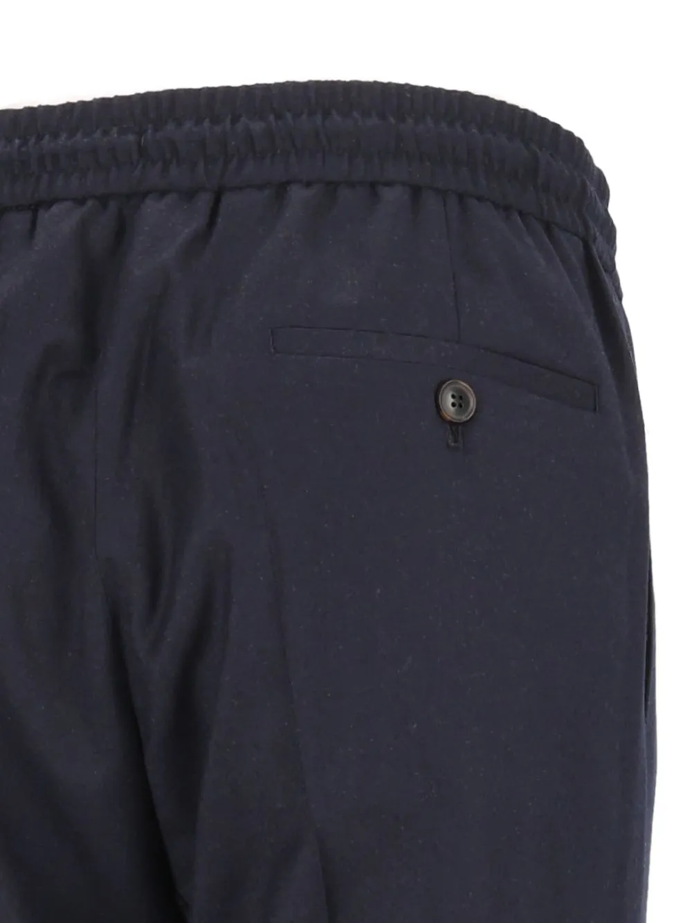 Paul Smith Broek met trekkoordtaille en omgeslagen pijpen Blauw
