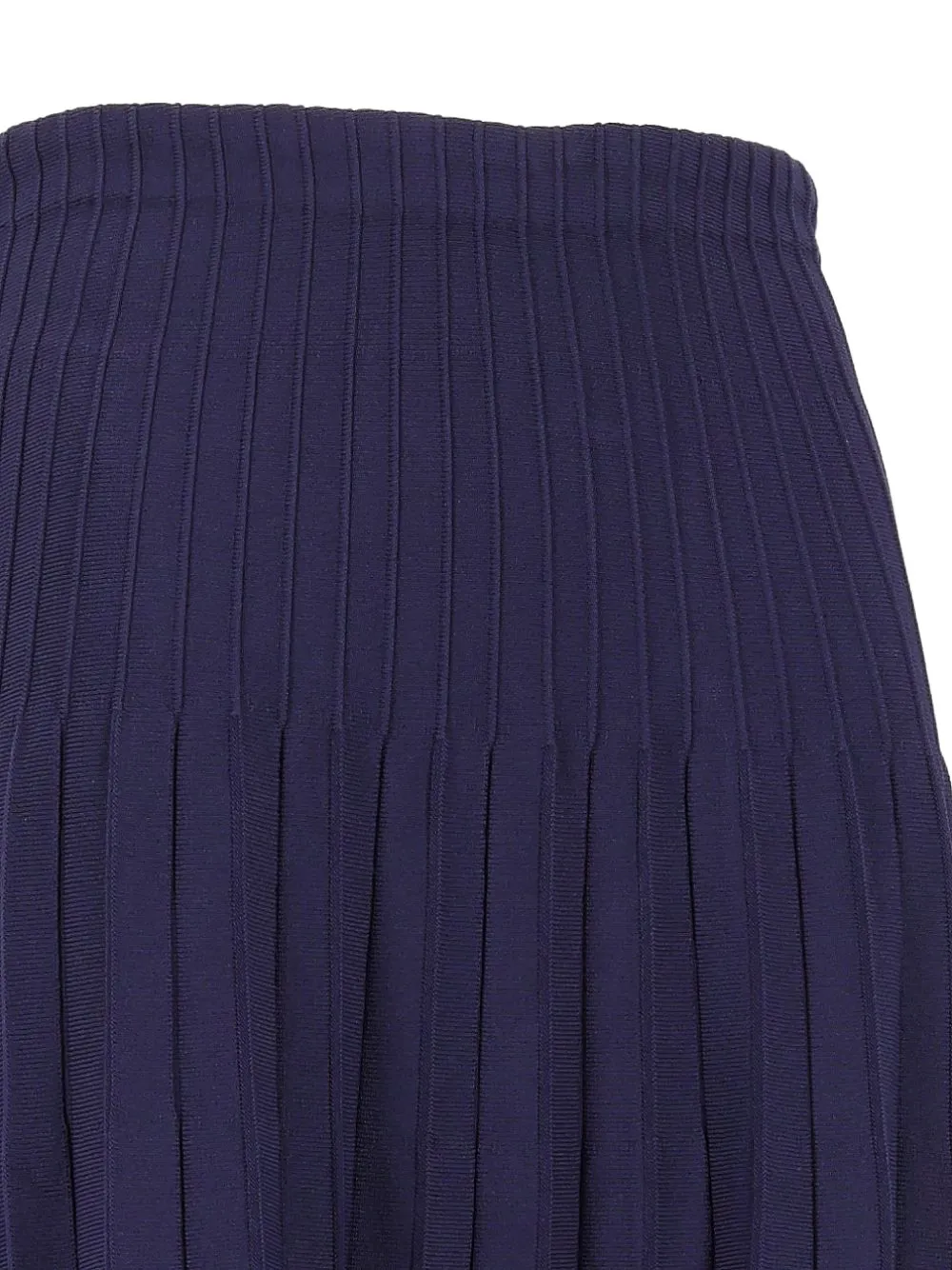 STAUD Lena midi-rok met plooien Blauw
