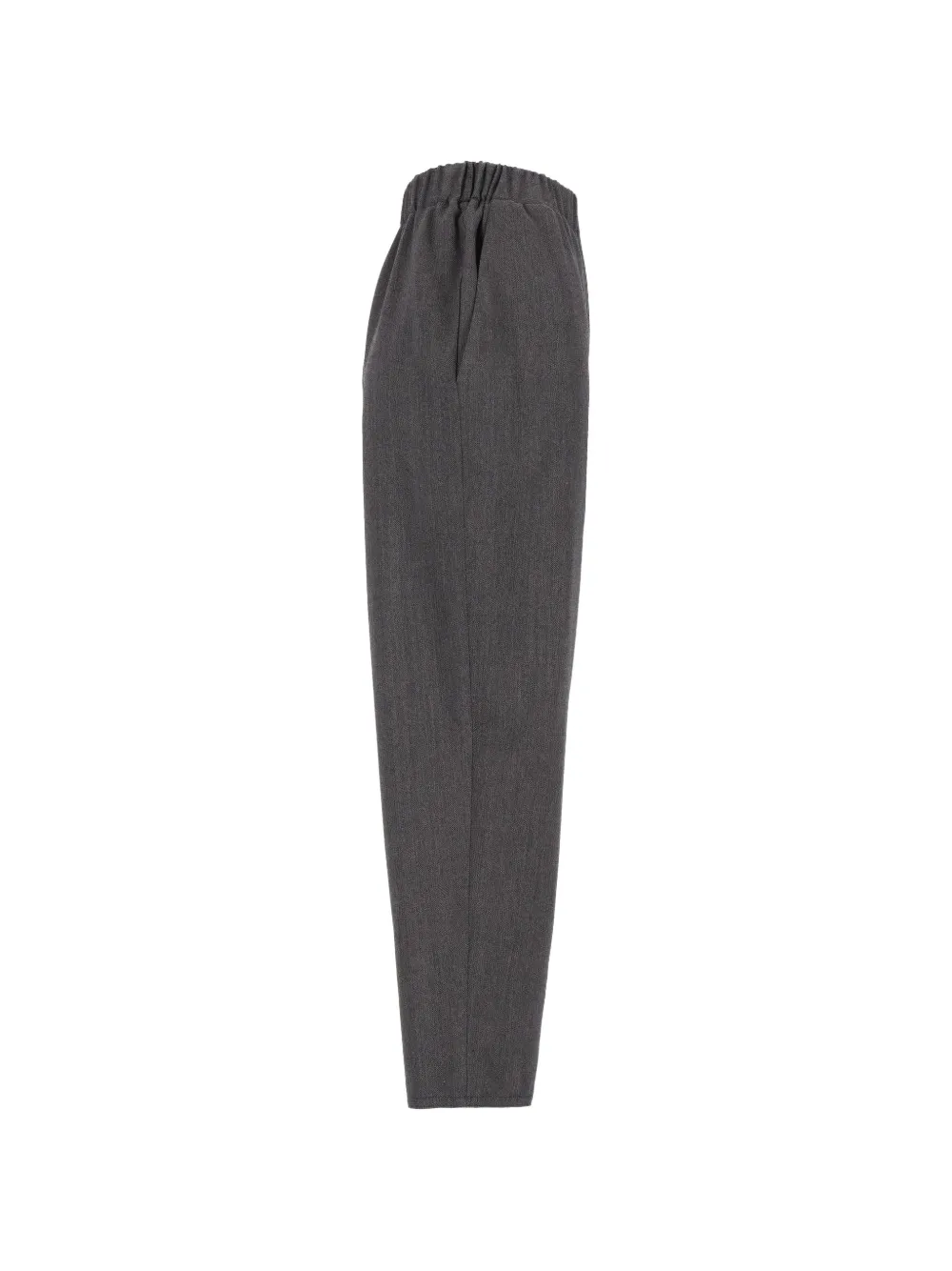 Dusan Pantalon met elastische tailleband Grijs
