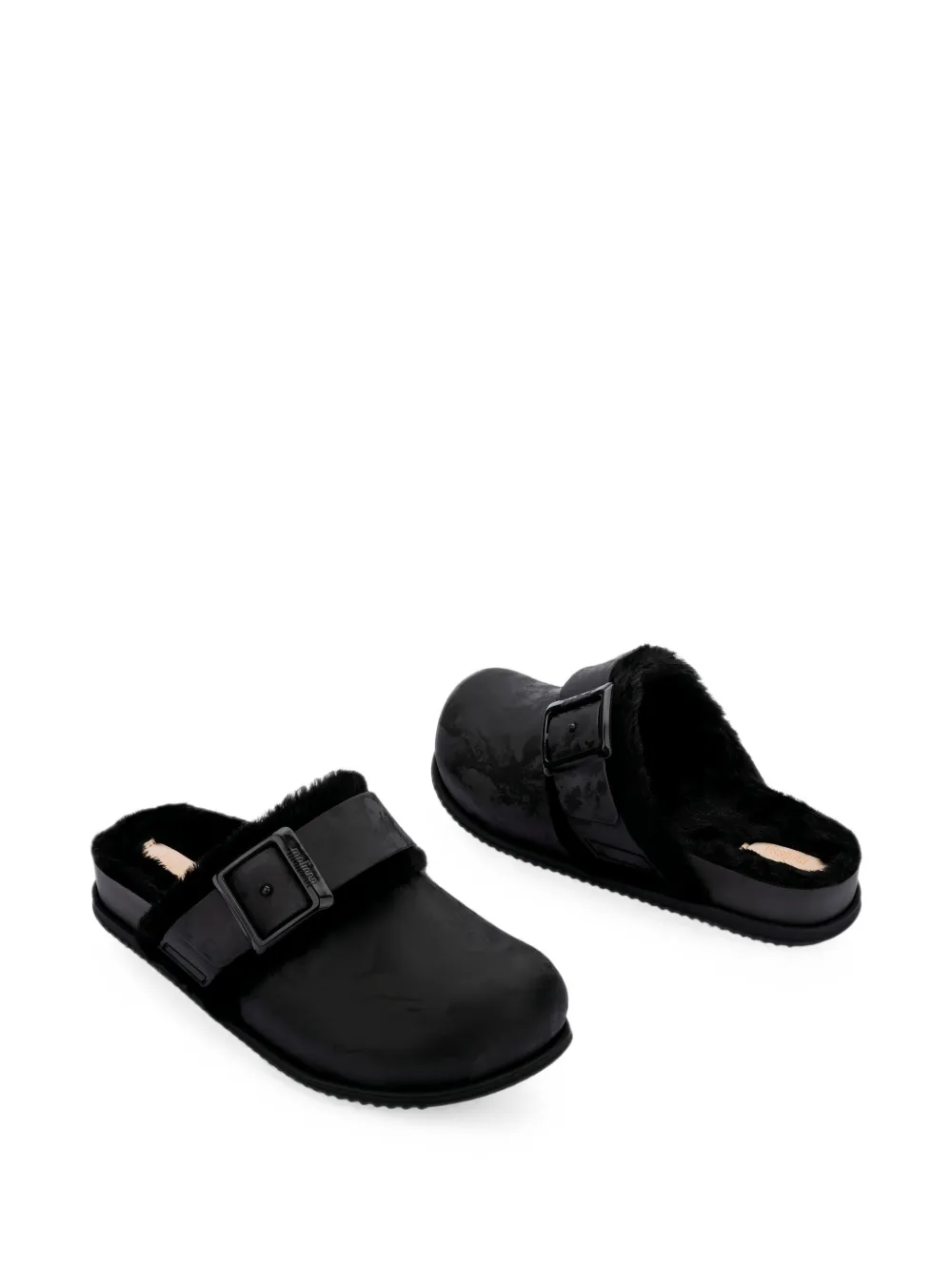 Melissa Cozy Warm mules Zwart