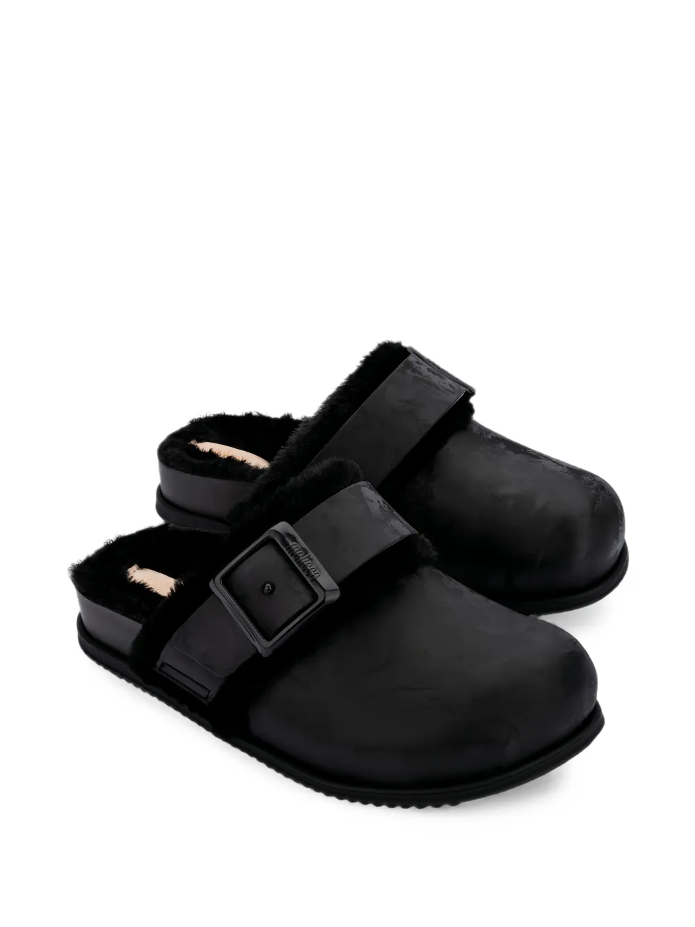 Melissa Cozy Warm mules Zwart