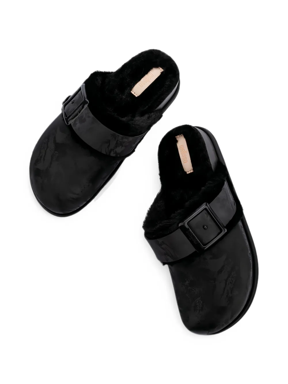 Melissa Cozy Warm mules Zwart