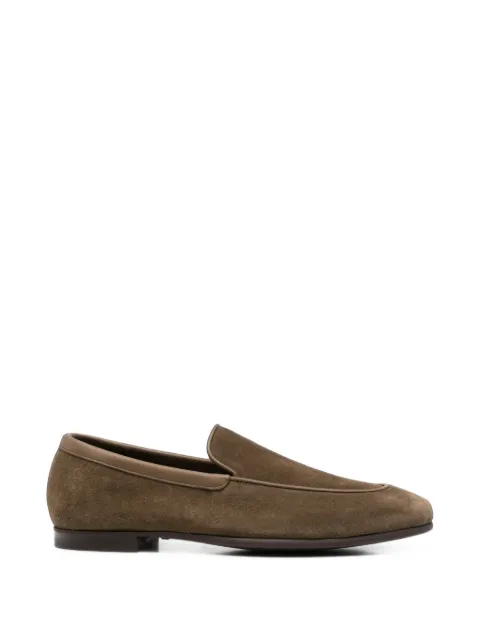 John Lobb Tyne II suede slip-on loafers