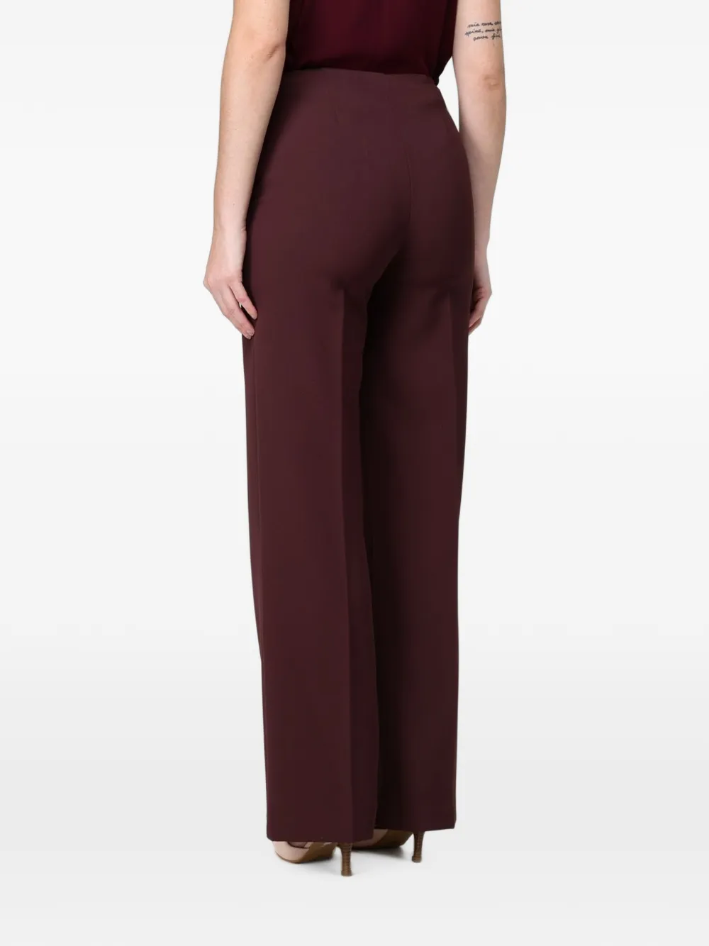 Hanita Straight plooibroek Rood