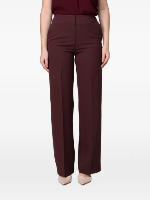 Hanita pressed-crease straight-leg trousers