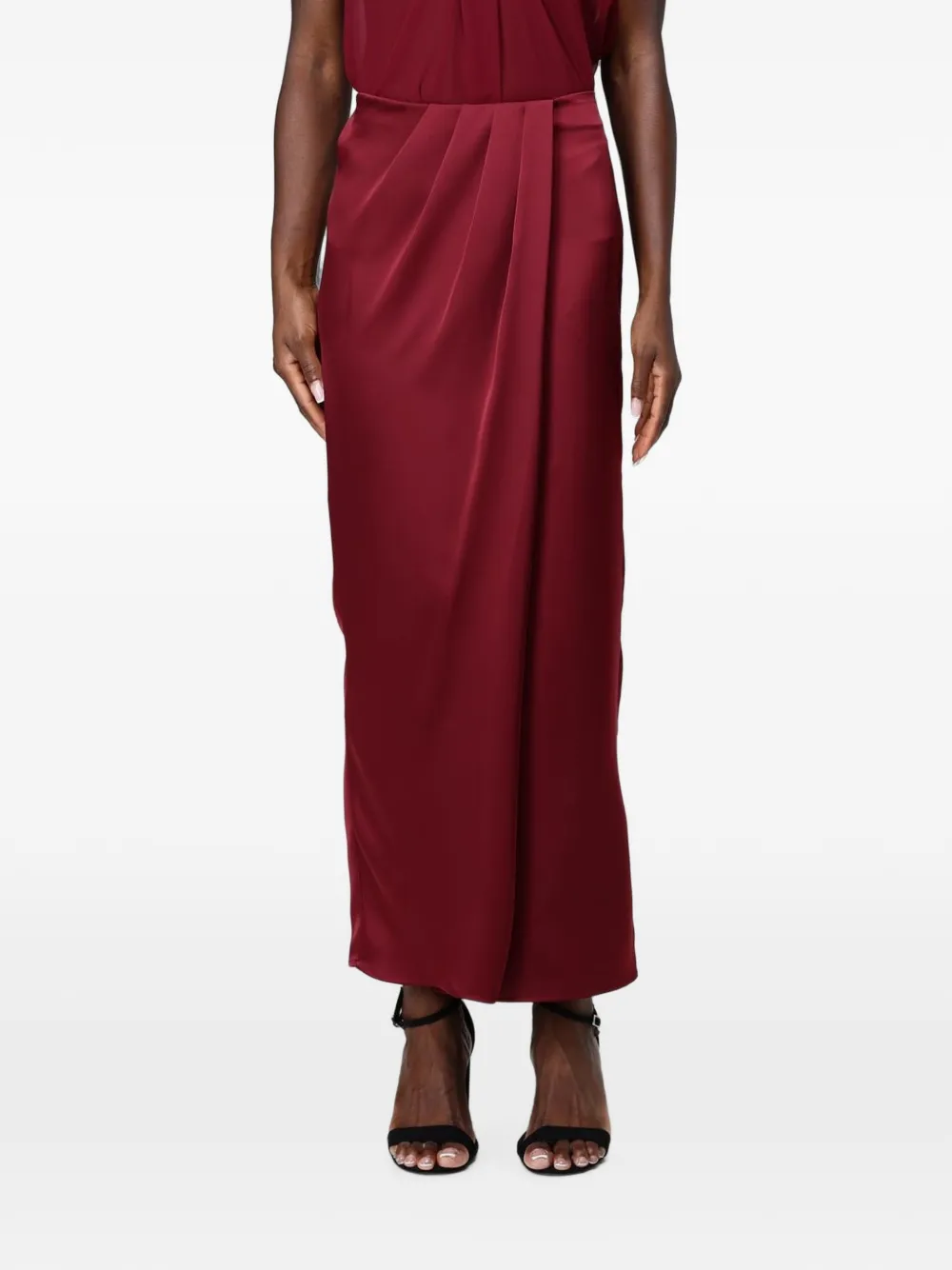 Hanita pleated maxi skirt