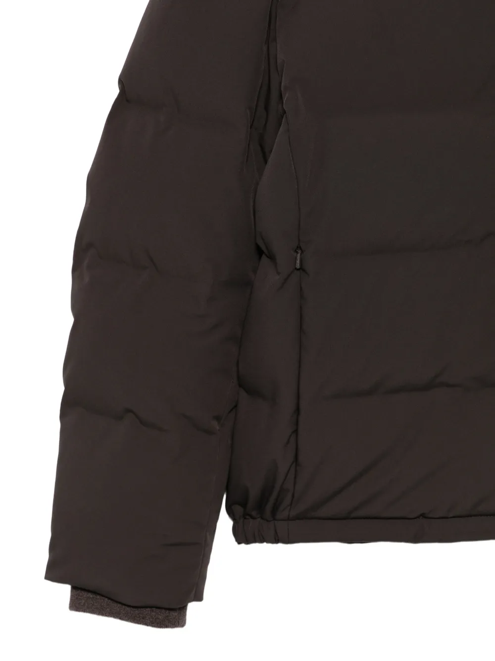 Brunello Cucinelli hooded puffer jacket Bruin