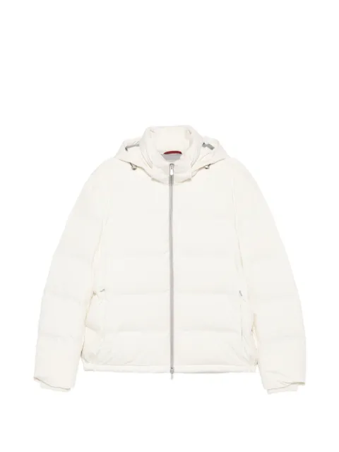 Brunello Cucinelli hooded quilted jacket