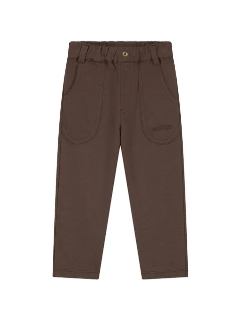 Donsje logo-embroidered patch-pocket trousers