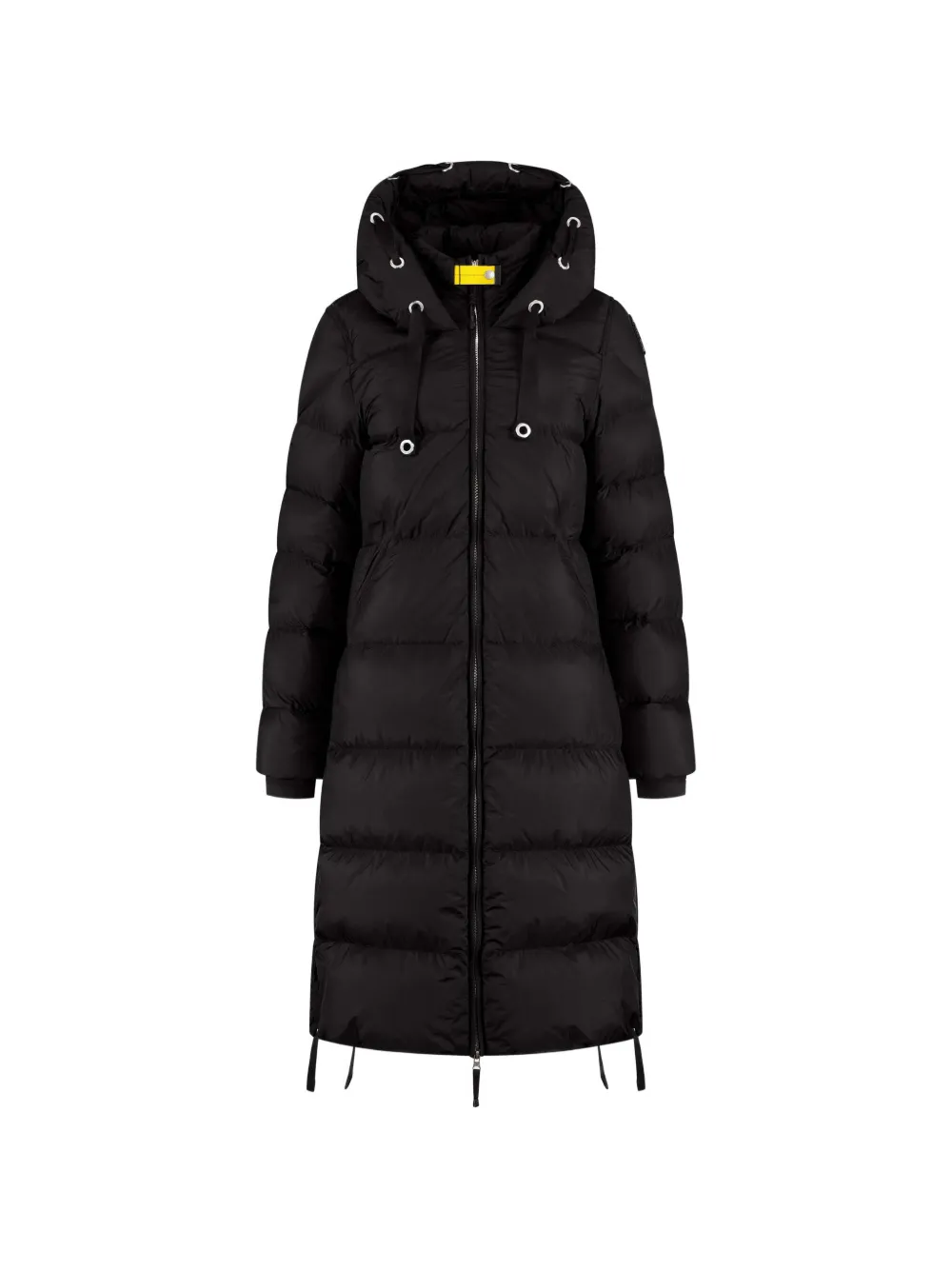 Parajumpers Quilted Hooded Coat In Black