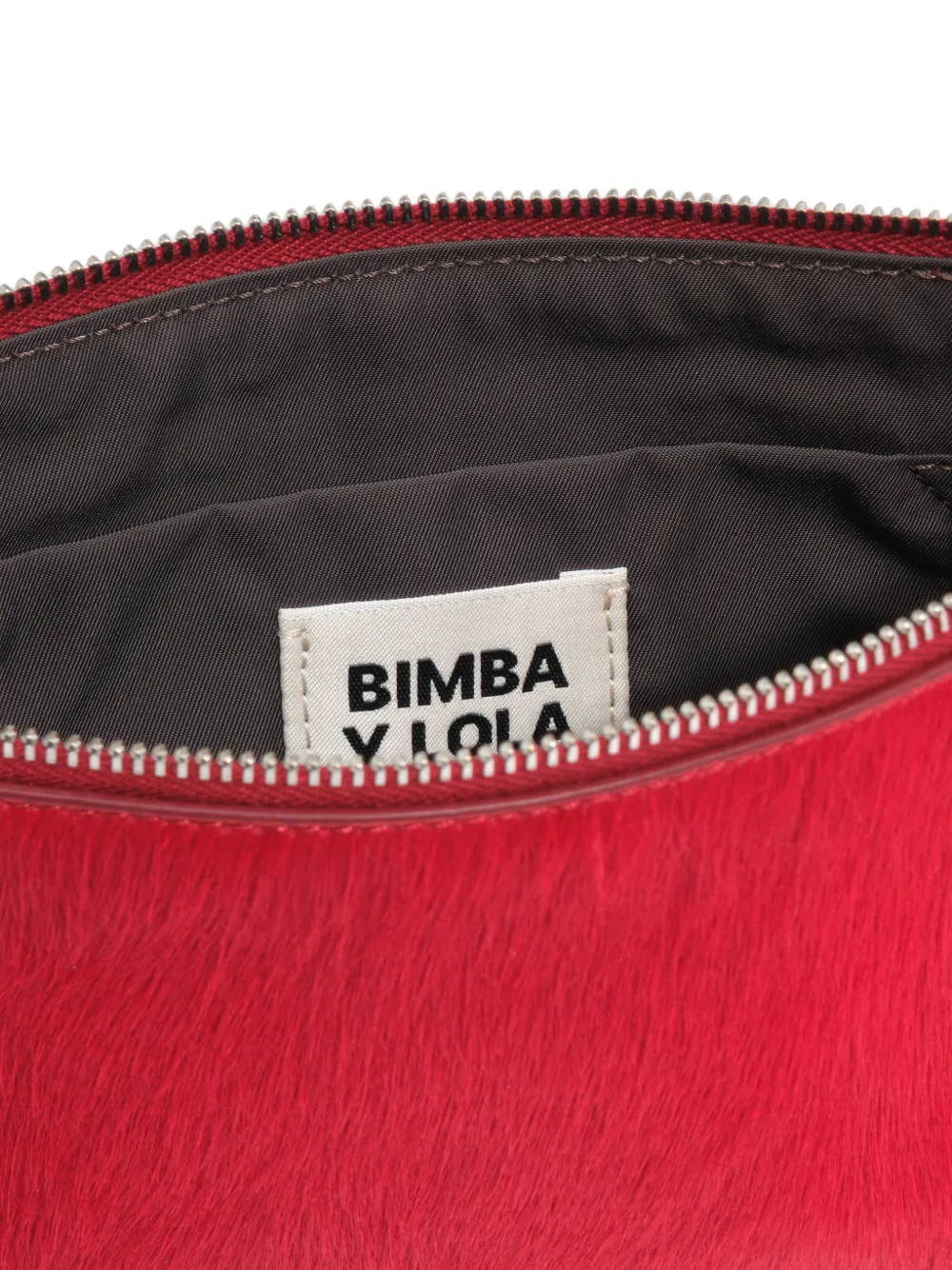 BIMBA Y LOLA Kleine Envelope leren tas Rood