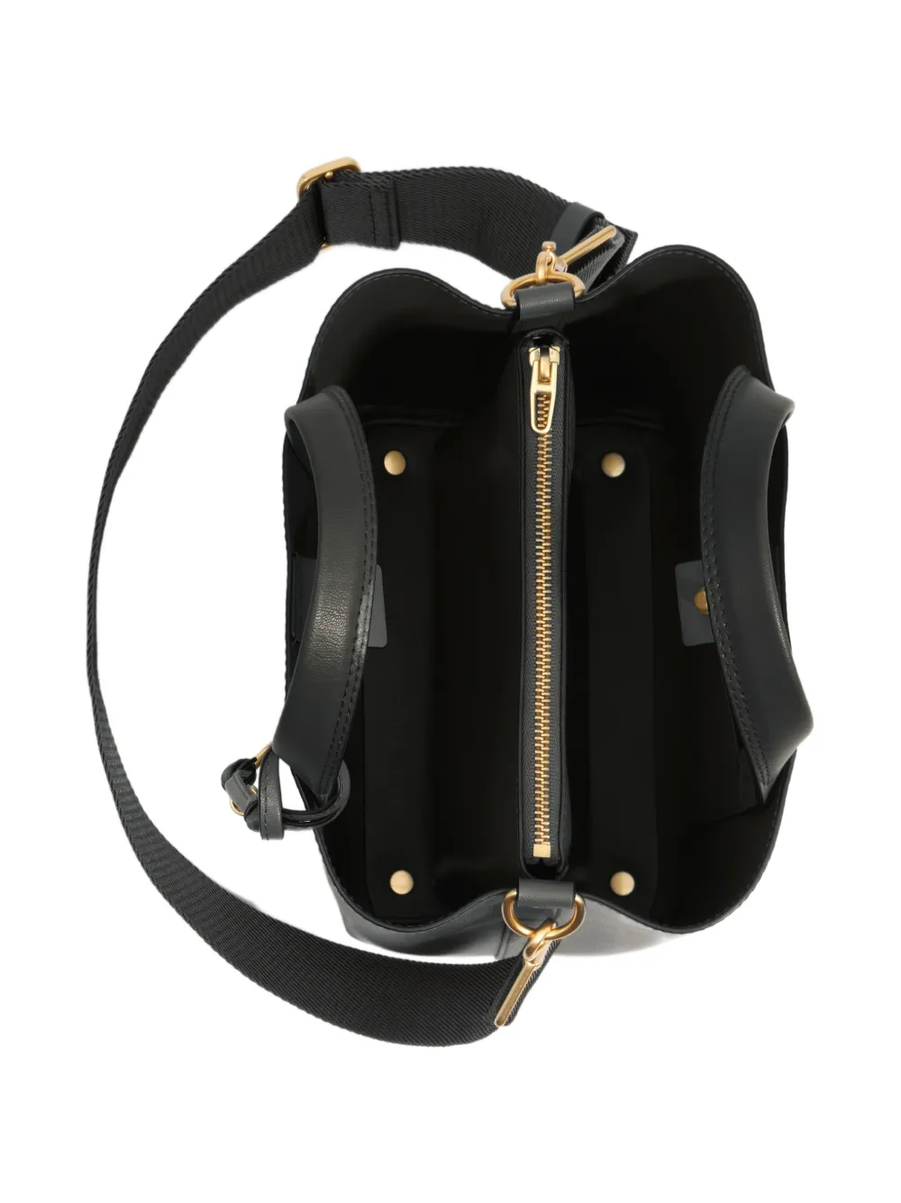 BIMBA Y LOLA Grote Chihuahua leren tas Zwart