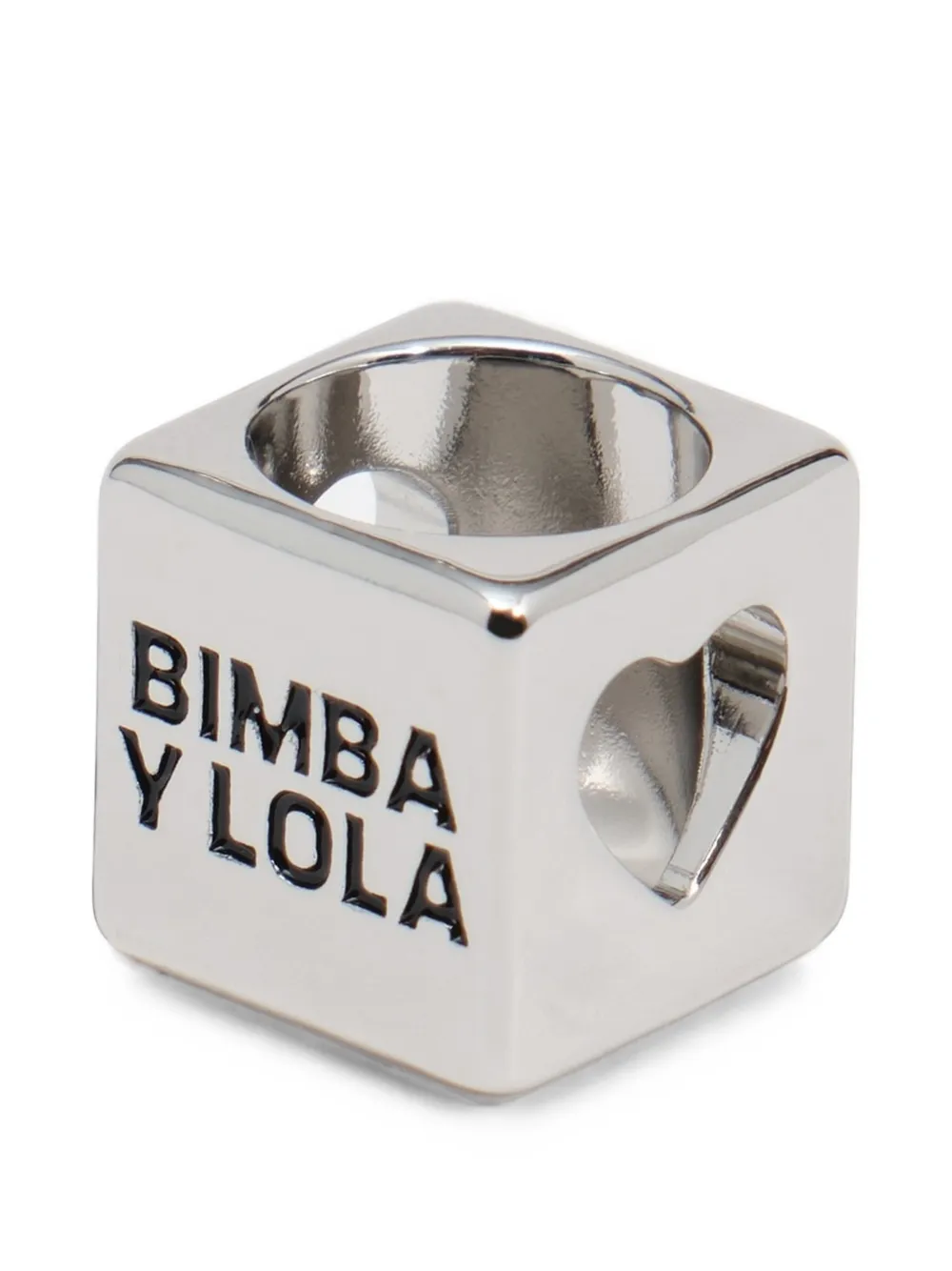 BIMBA Y LOLA Tweekleurige sjaalbedel met kersteten-print Groen