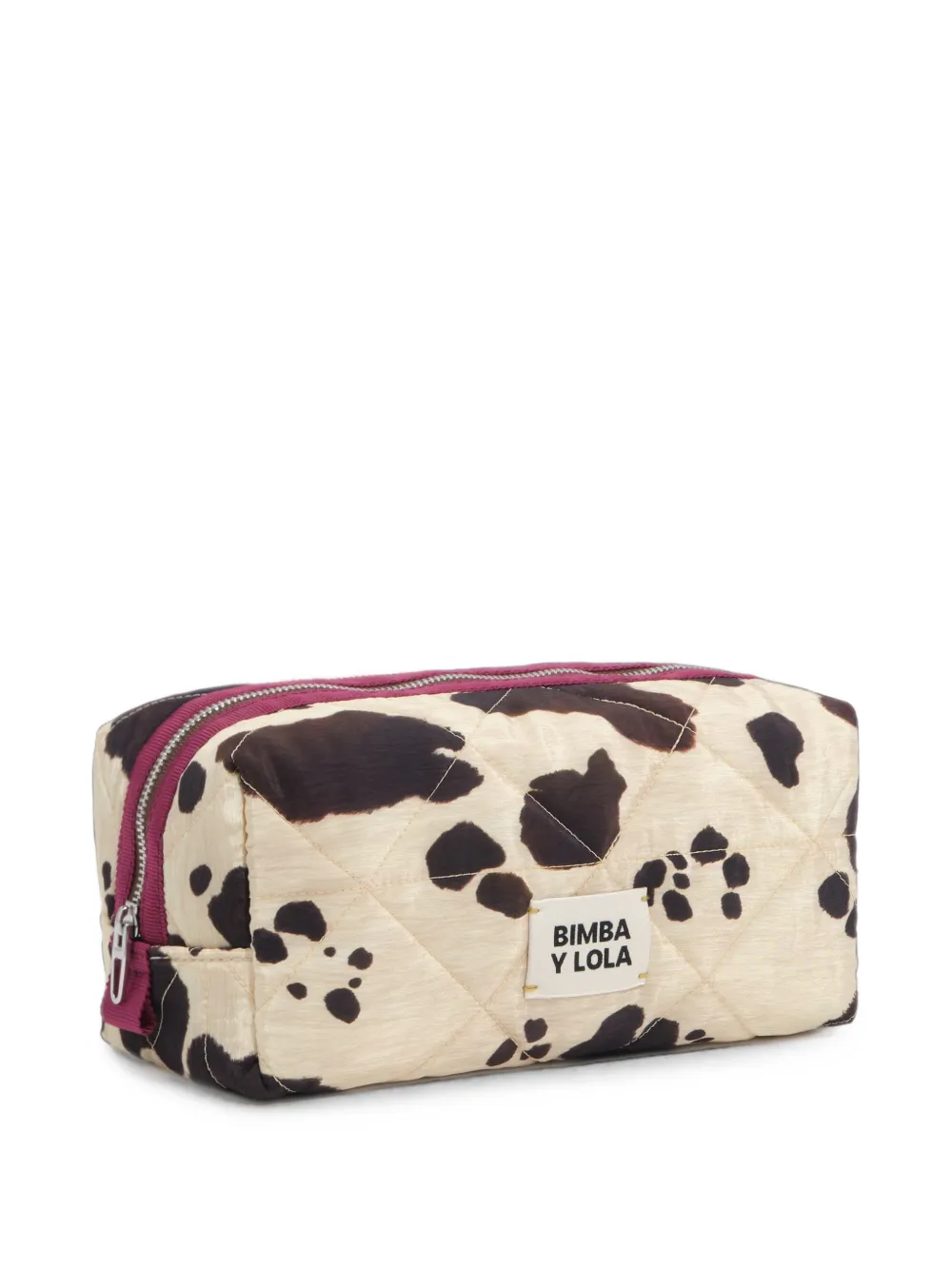 BIMBA Y LOLA Medium Pony stoffen make-uptas Beige